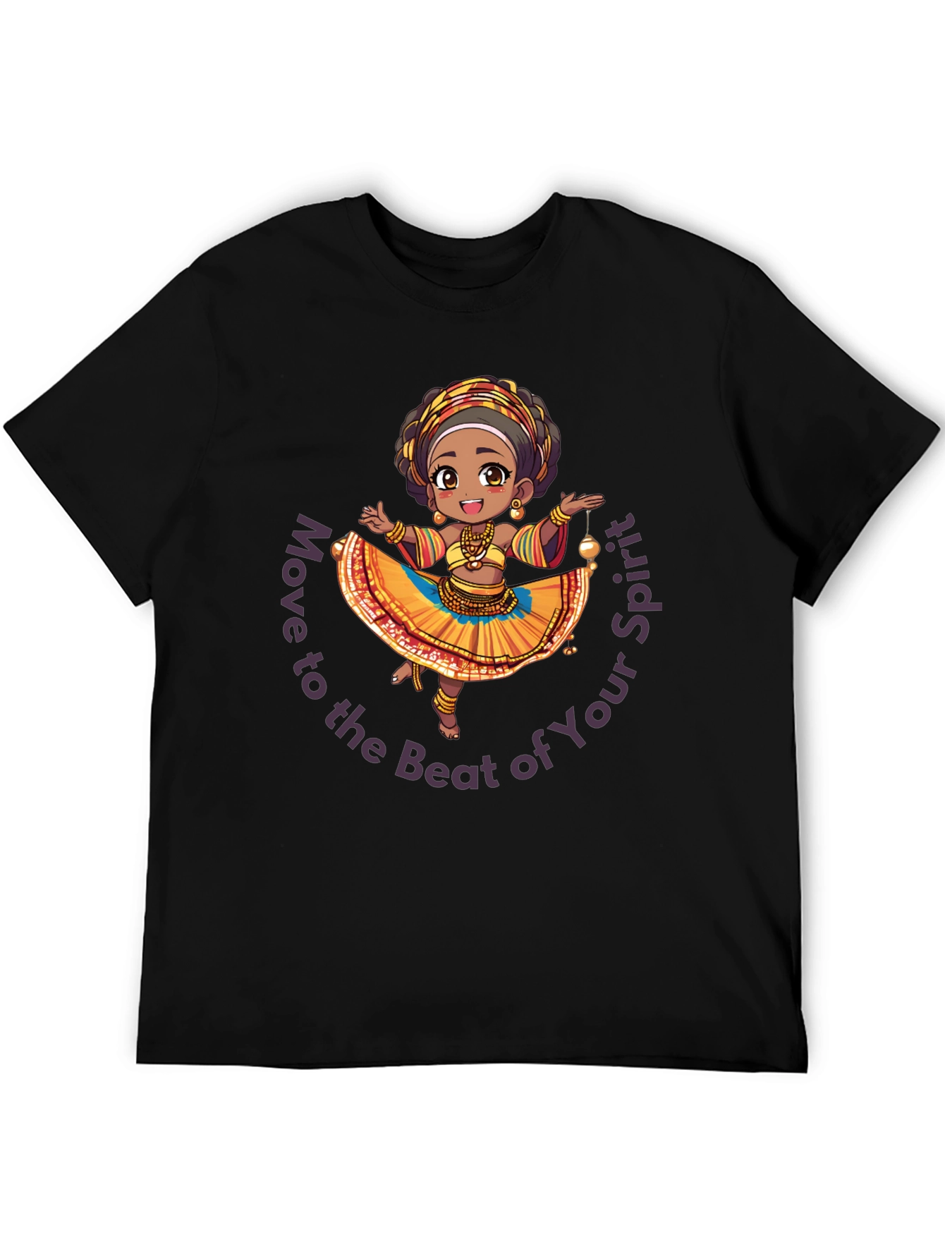 Spirit Beat Graphic Tee - Black