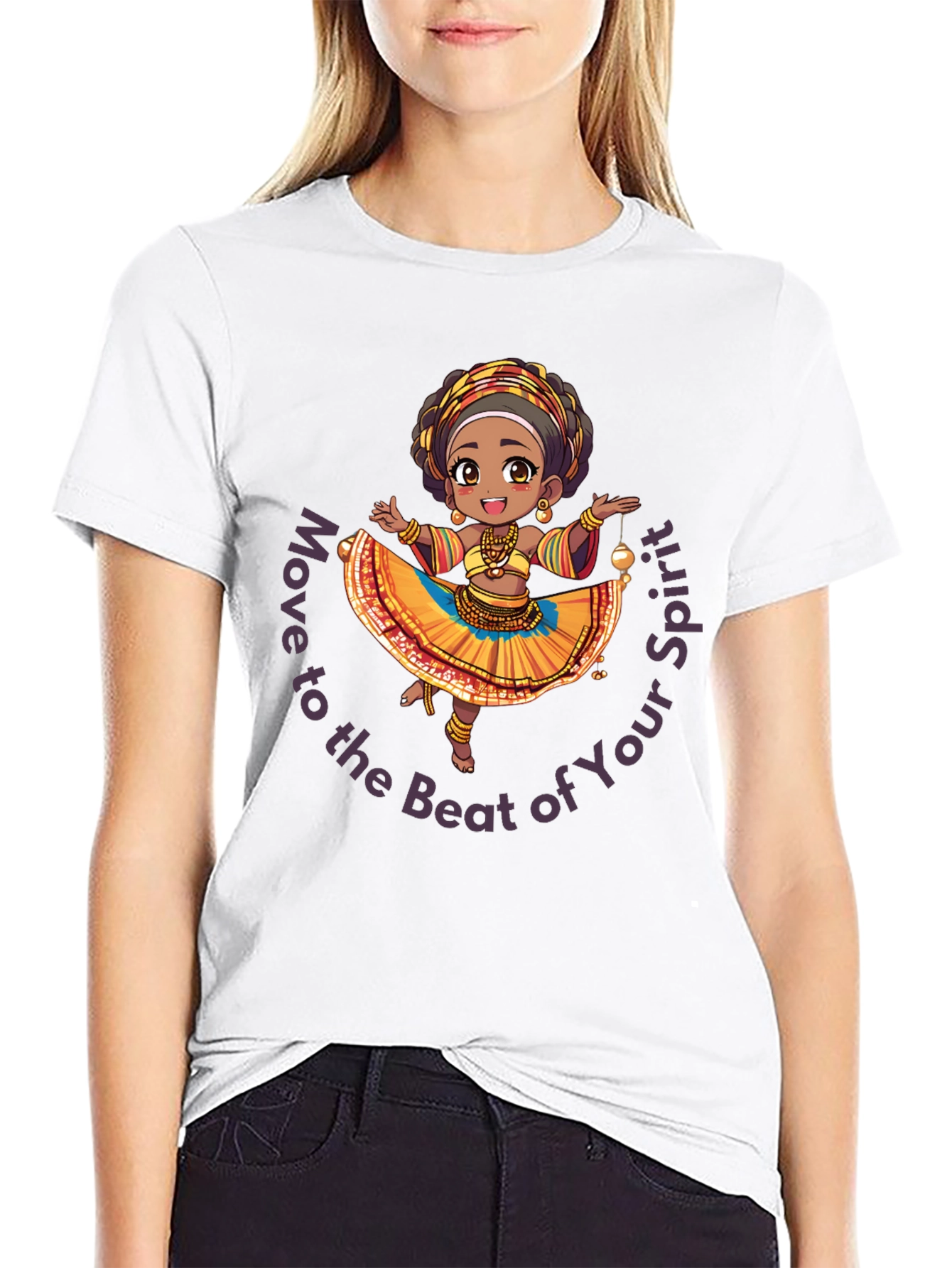 Spirit Beat Graphic Tee - Black