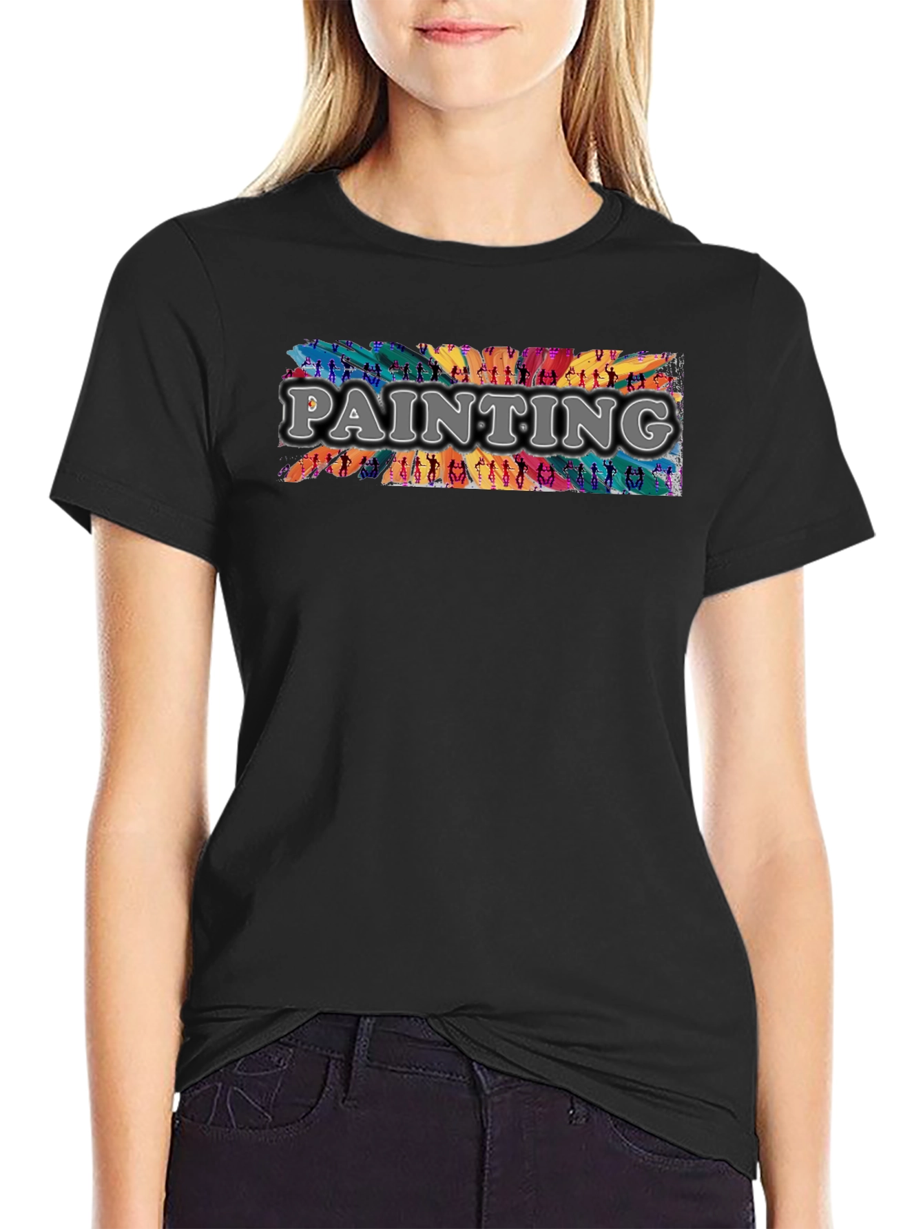 Painterly T-Shirt - Artistic Expression