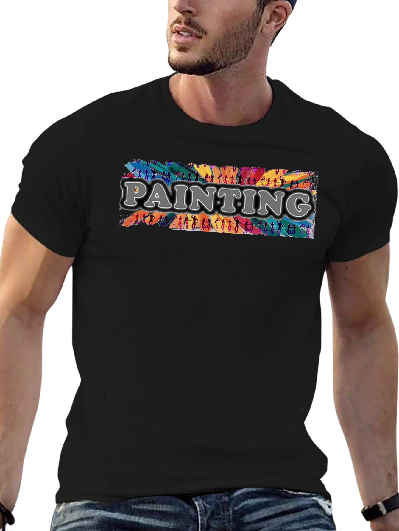 Painterly T-Shirt - Artistic Expression