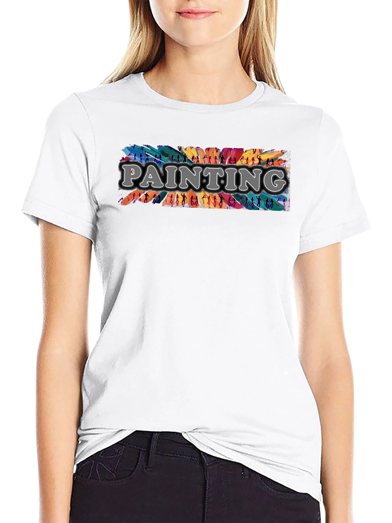 Painterly T-Shirt - Artistic Expression
