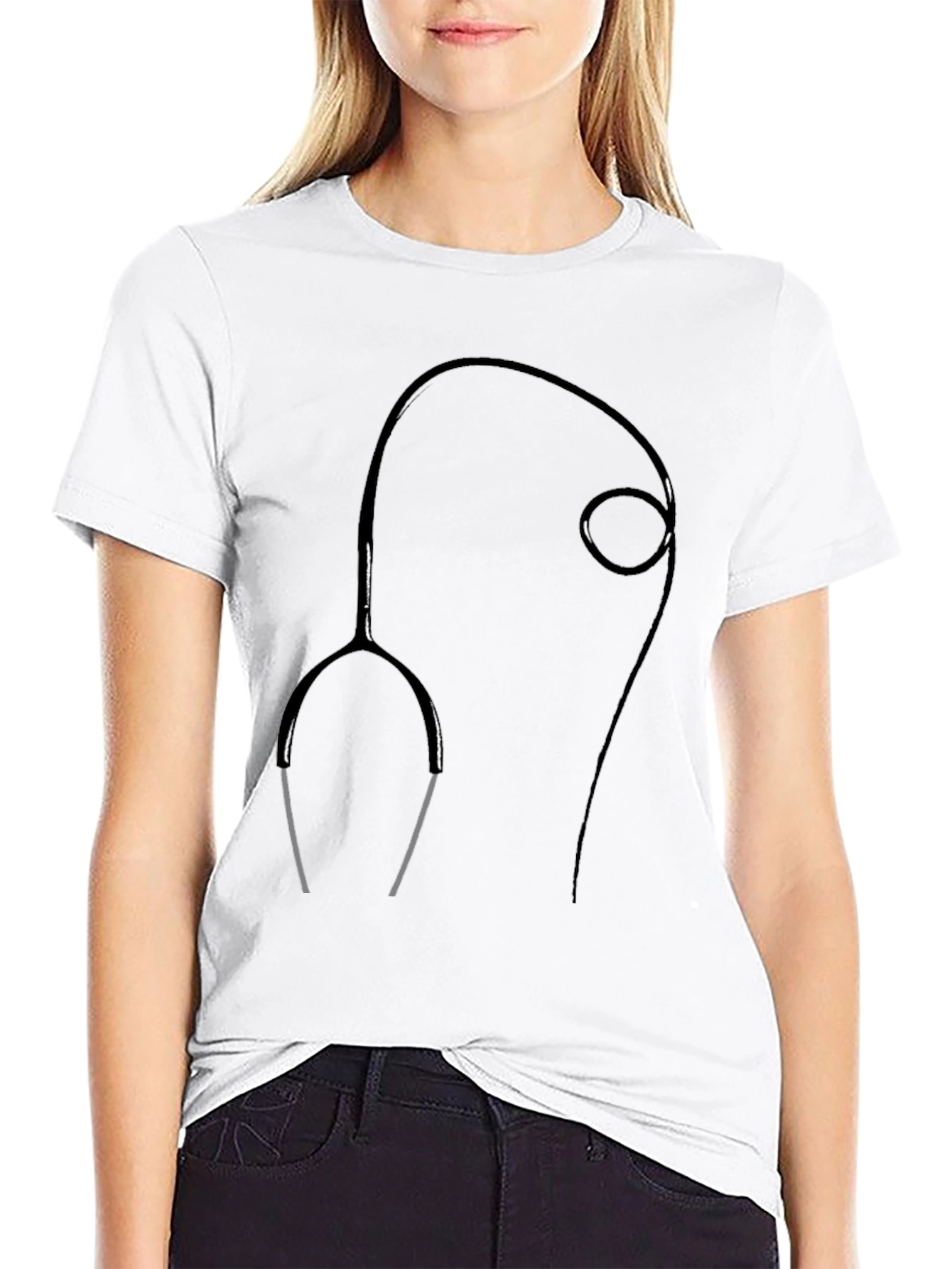 Doctor Stethoscope Graphic Tee - Medical Professional Shirt