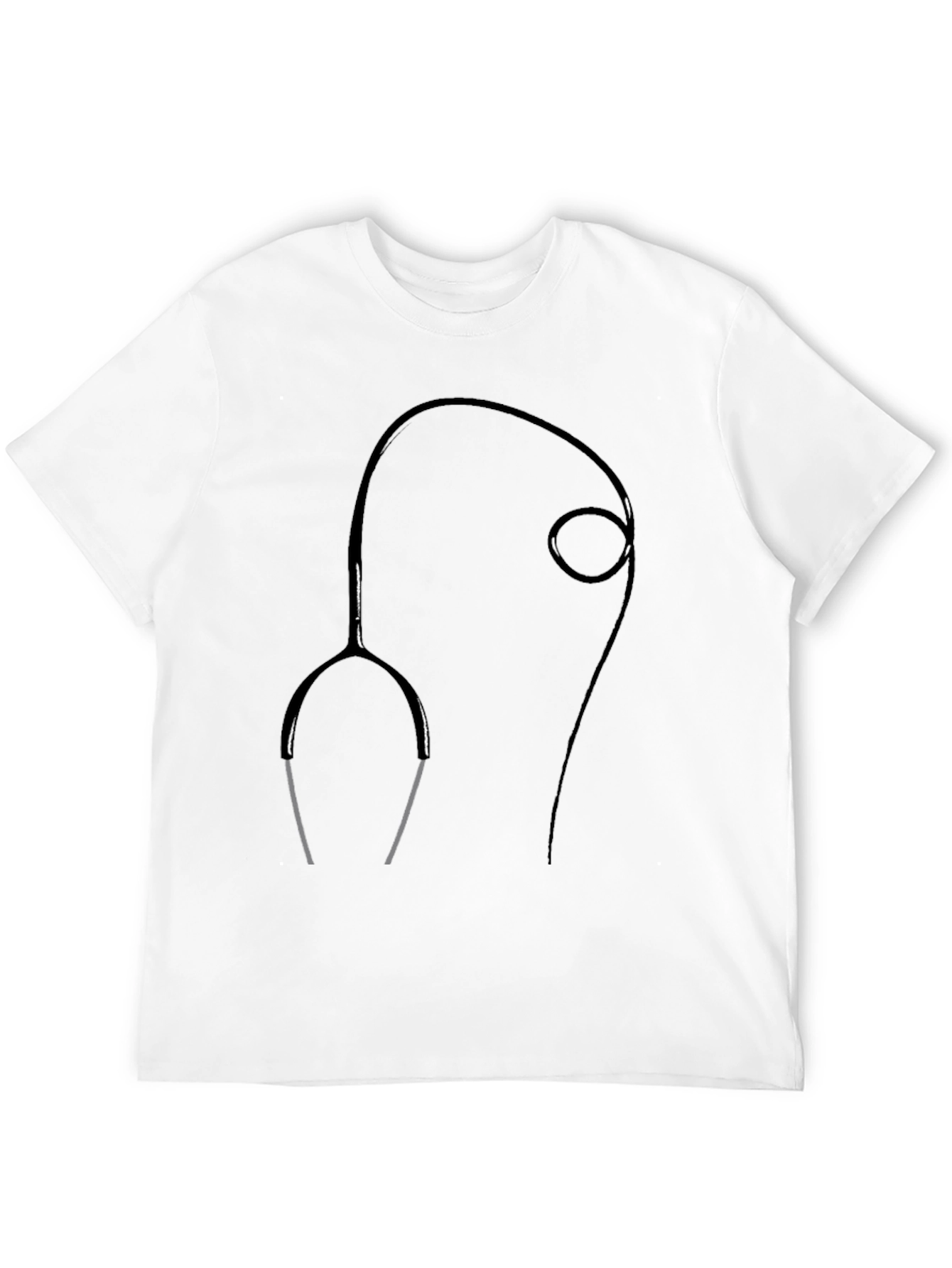 Doctor Stethoscope Graphic Tee - Medical Professional Shirt