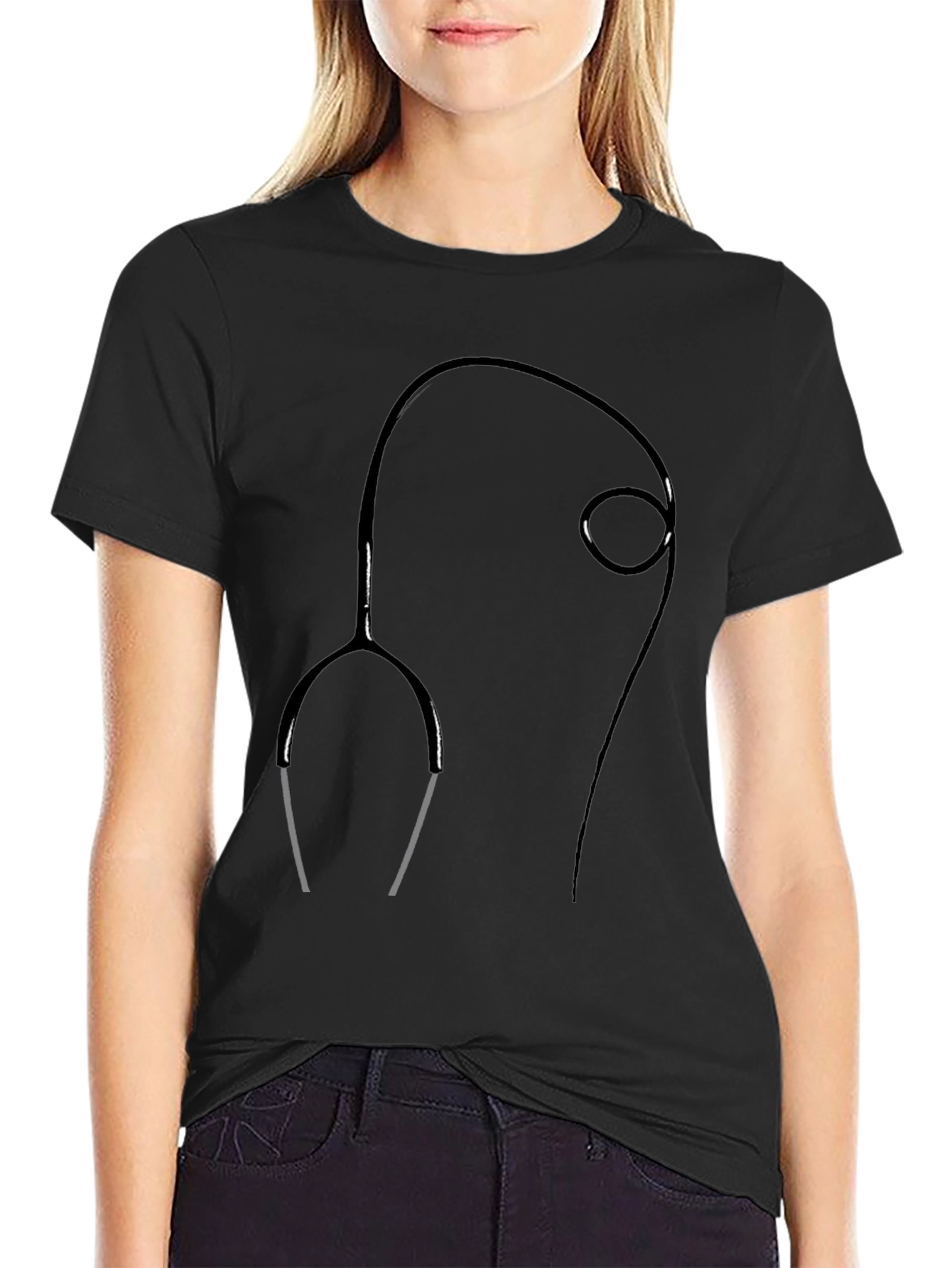 Doctor Stethoscope Graphic Tee - Medical Professional Shirt