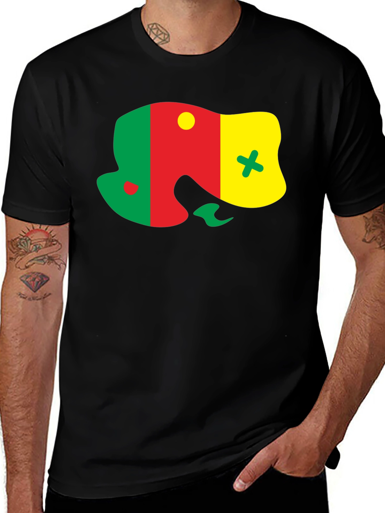 Senegal Flag Graphic T-Shirt