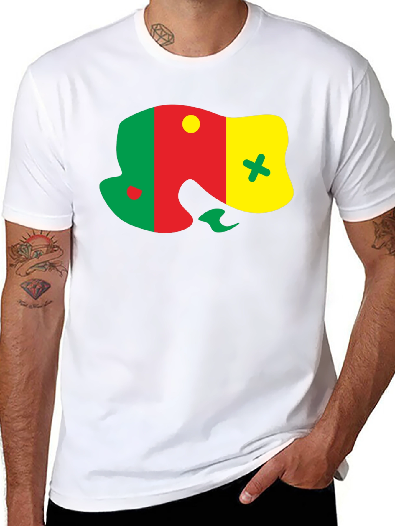Senegal Flag Graphic T-Shirt