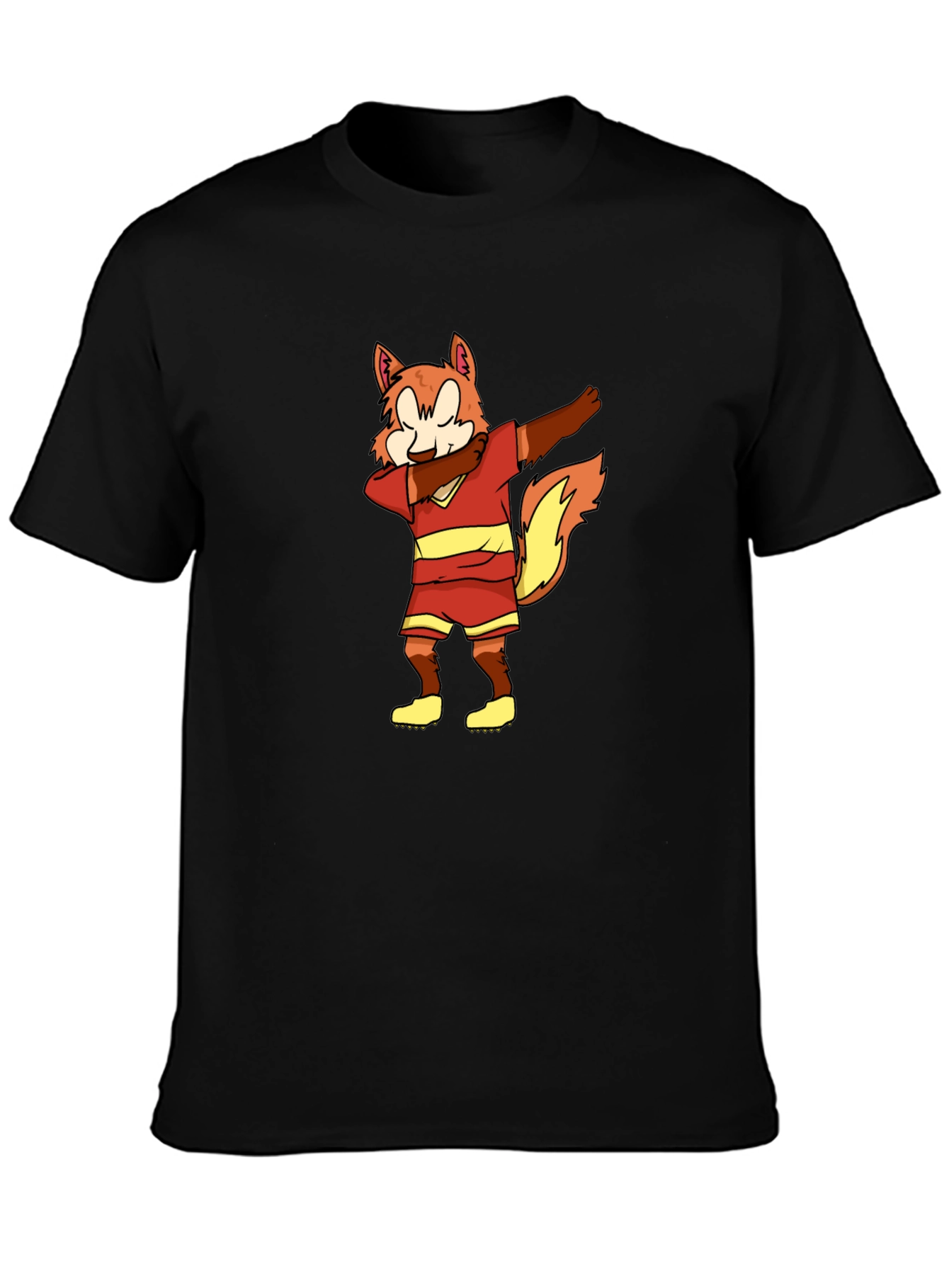 Dabbing Fox T-Shirt - Unique Cartoon Design