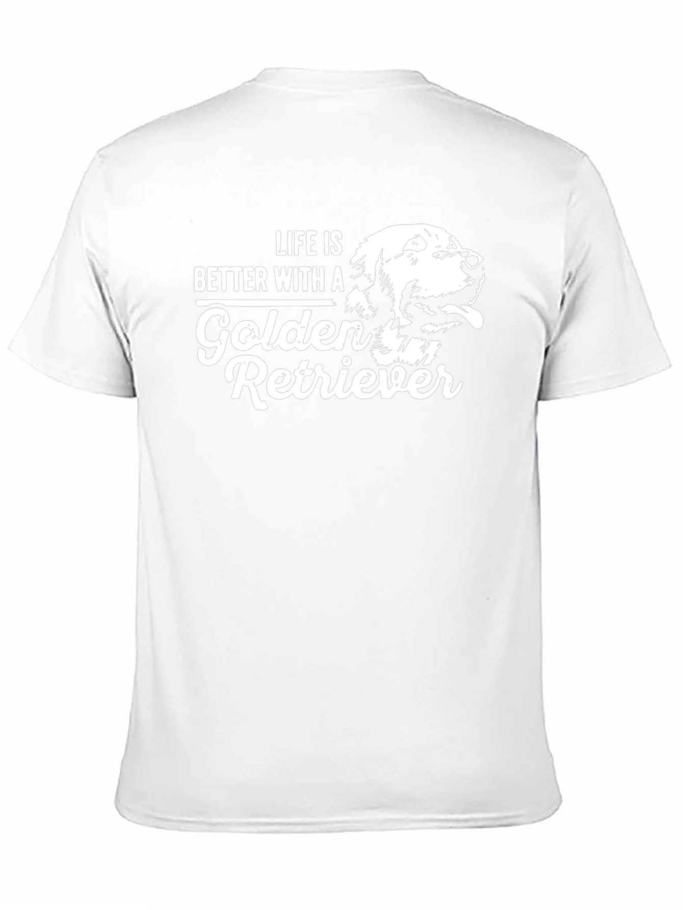 Life is Better with a Golden Retriever Black T-Shirt