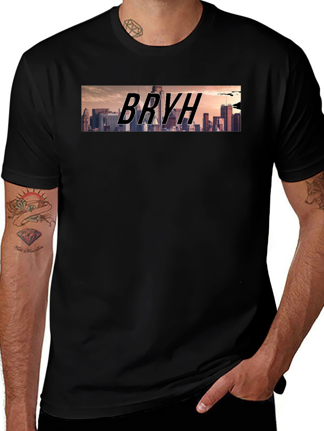 Urban Graphic Tee - Cityscape BRYH Print