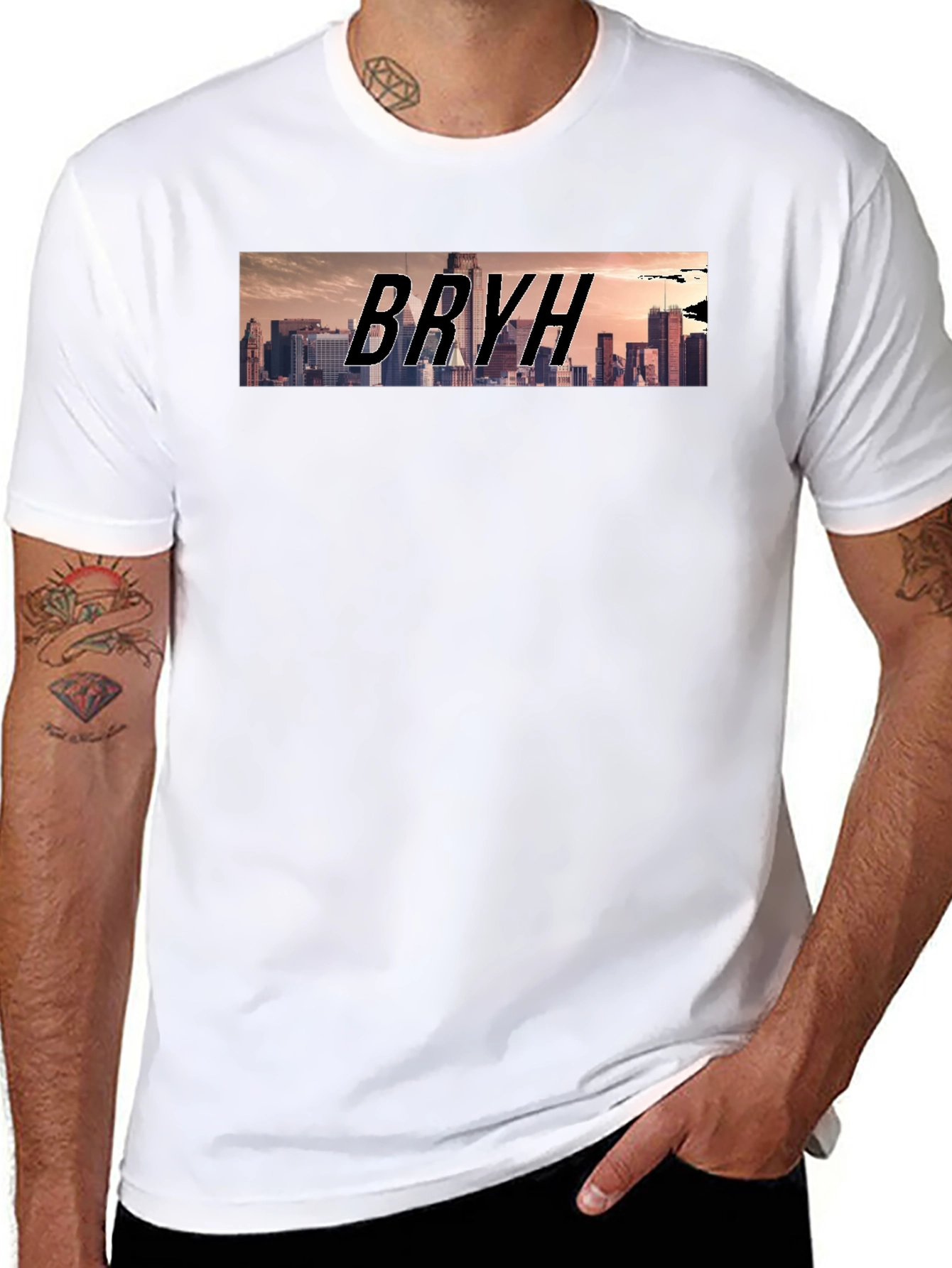 Urban Graphic Tee - Cityscape BRYH Print