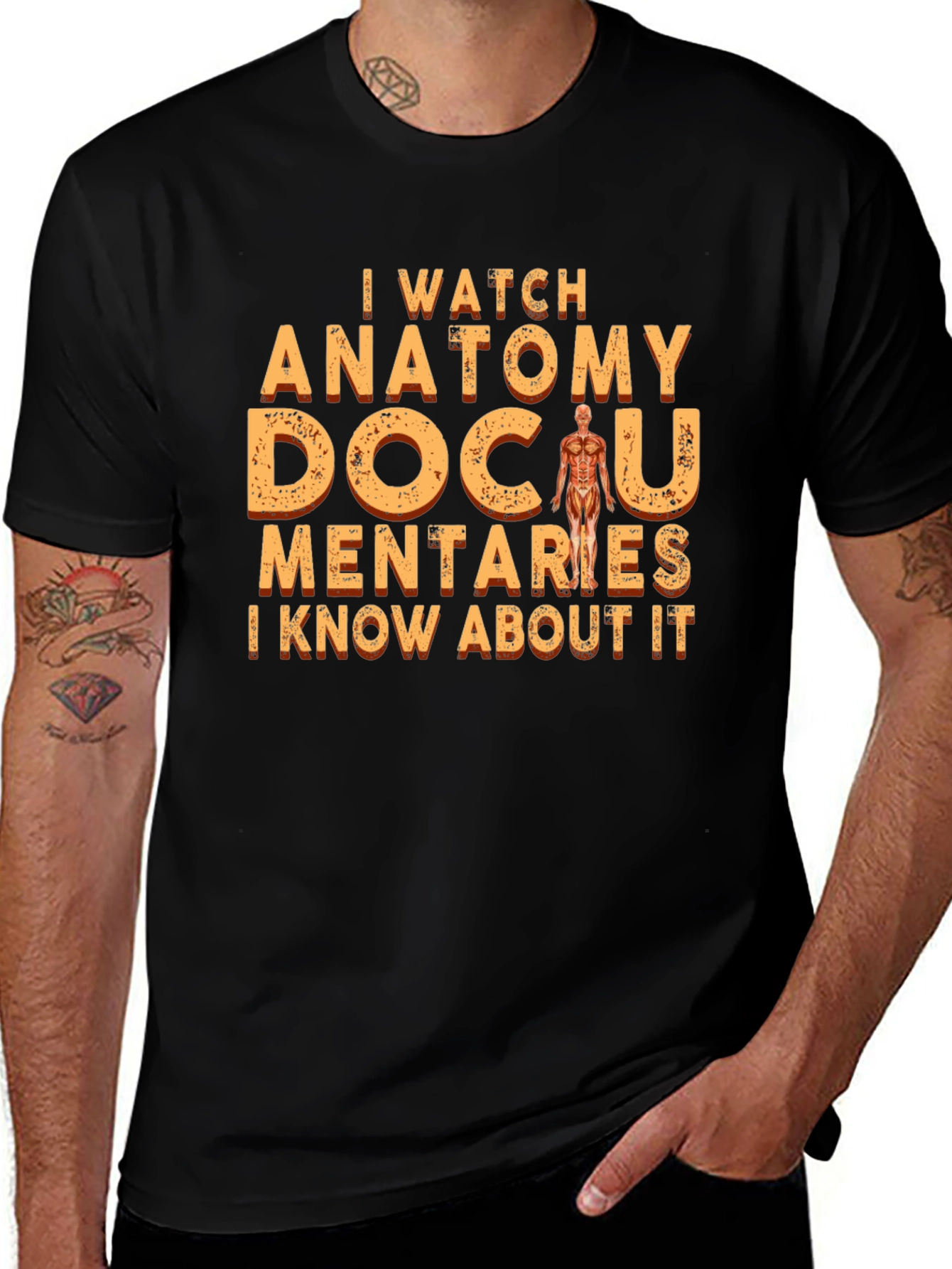 Anatomy Documentaries Graphic T-Shirt