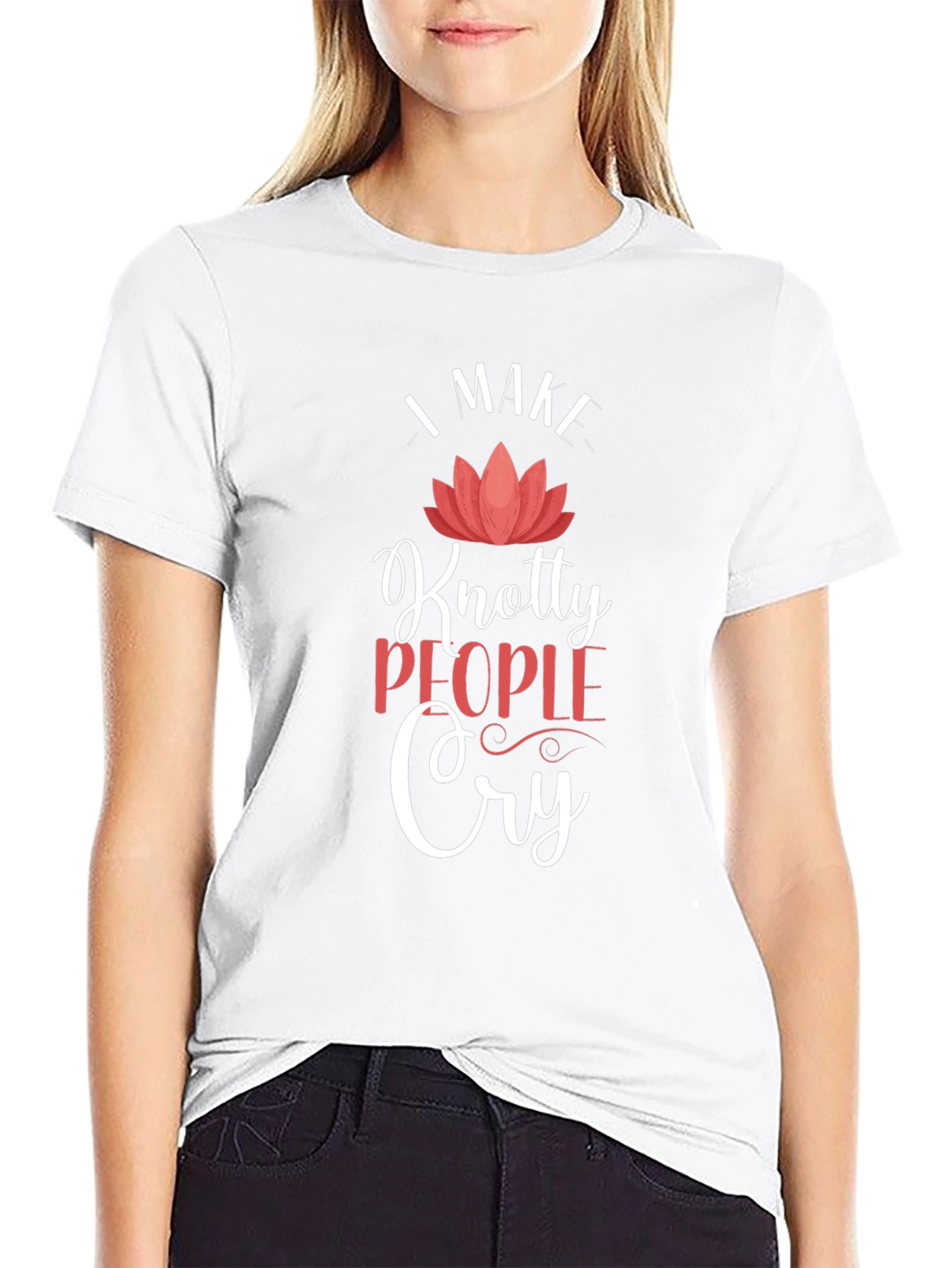 Knotty People Cry T-Shirt - Funny Sarcastic Tee