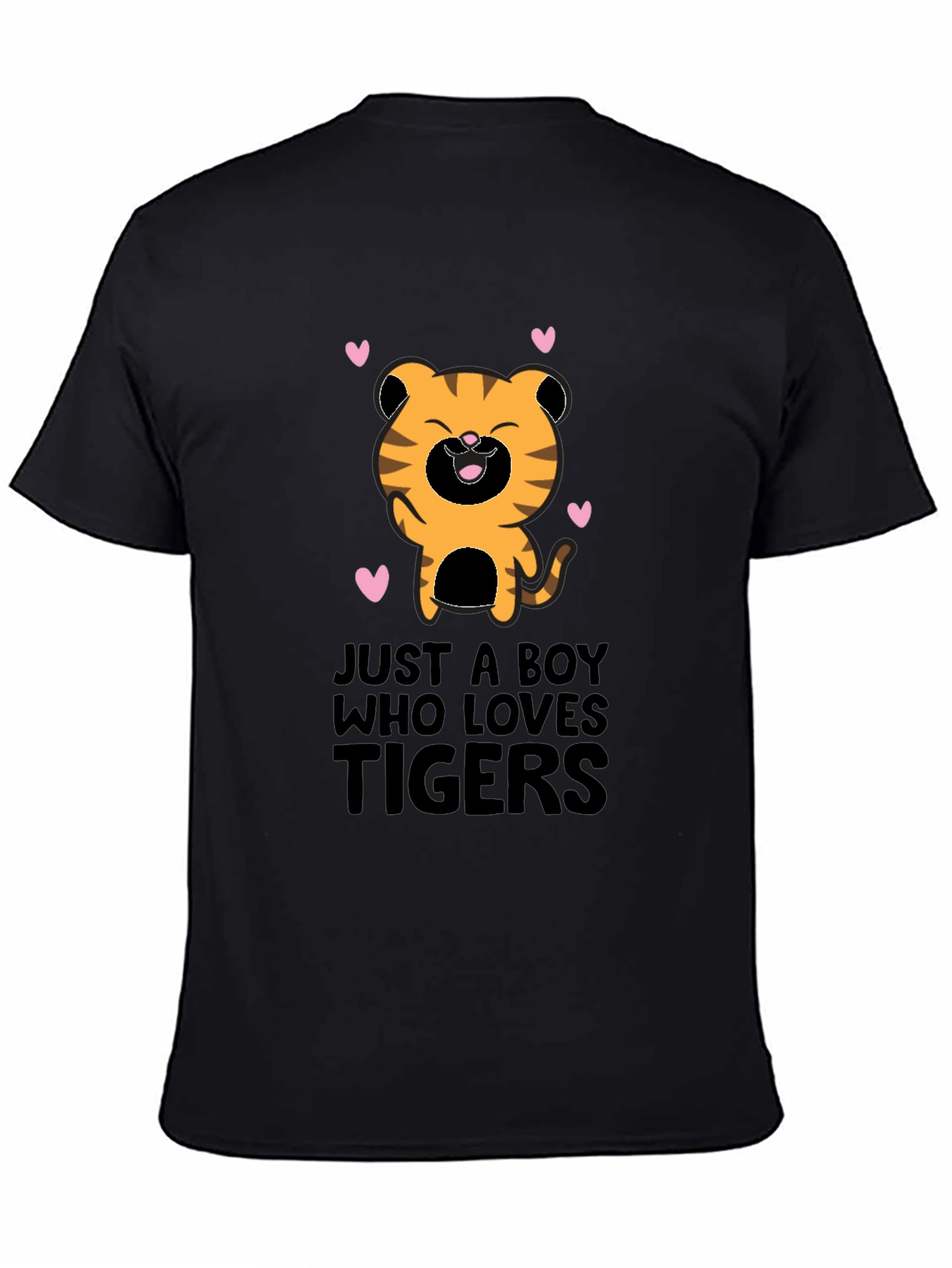 Tiger Lover T-Shirt - Cute Boy Design