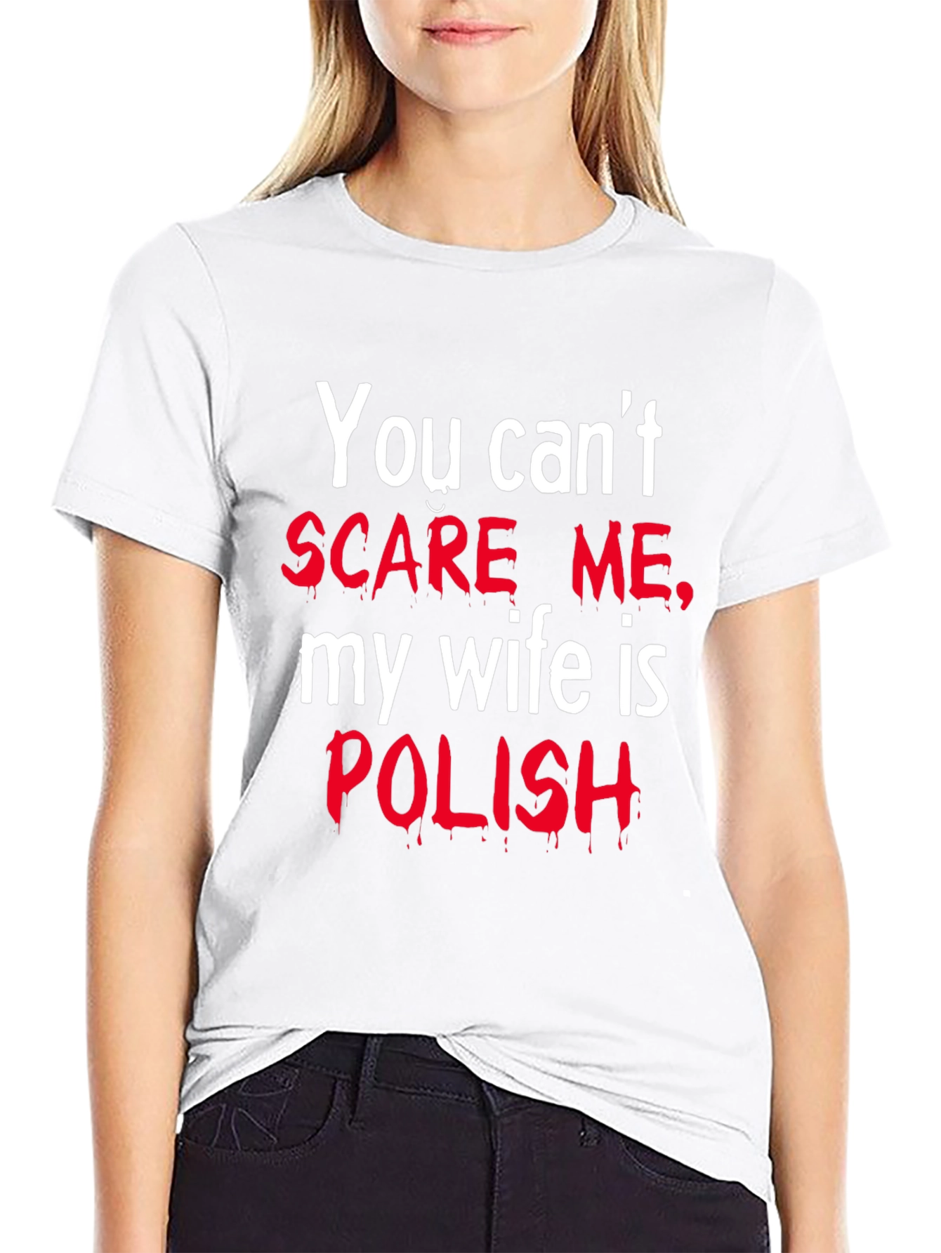 Funny Polish Wife Graphic T-Shirt