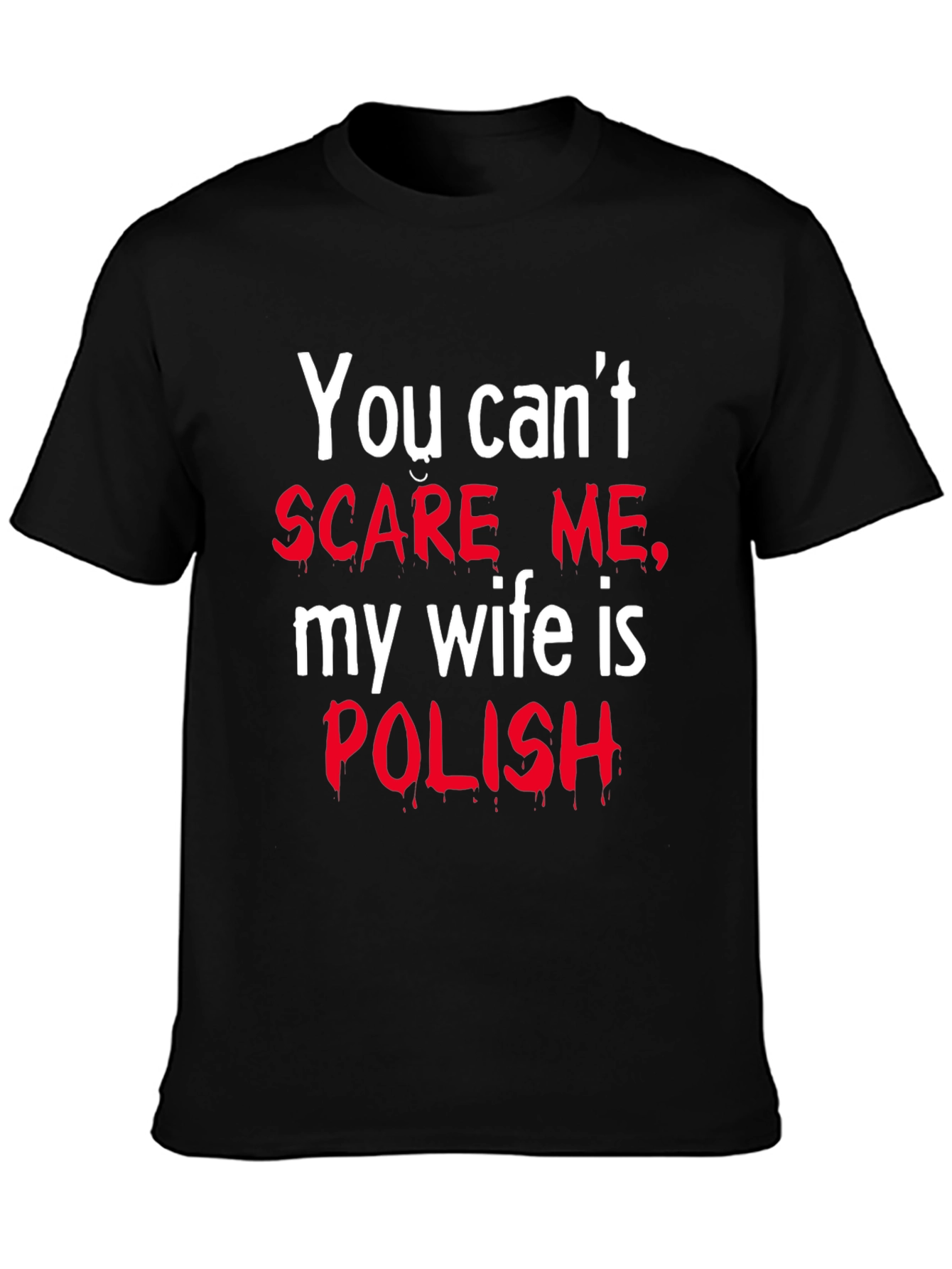 Funny Polish Wife Graphic T-Shirt