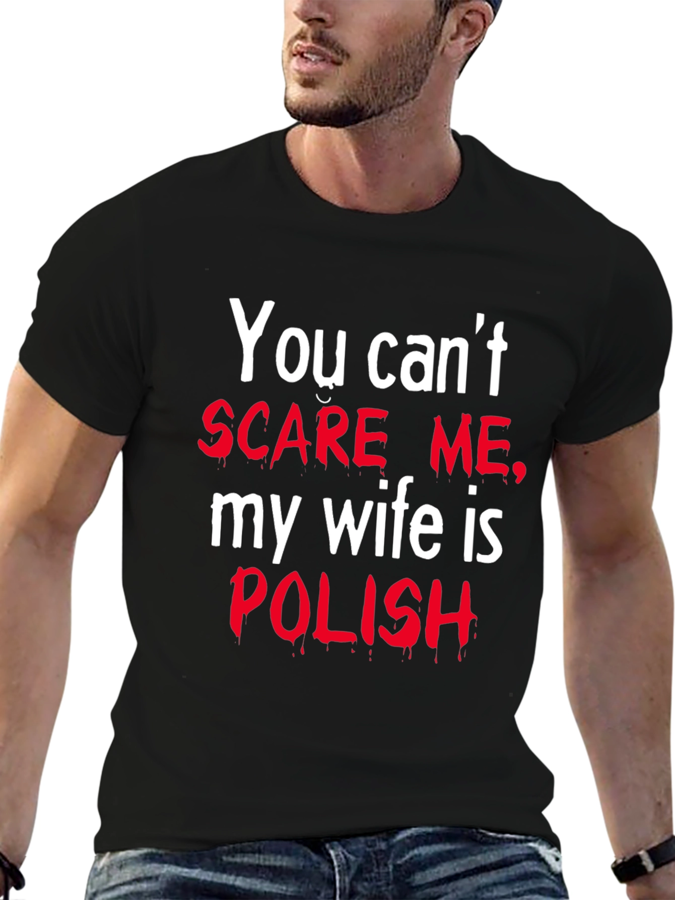 Funny Polish Wife Graphic T-Shirt