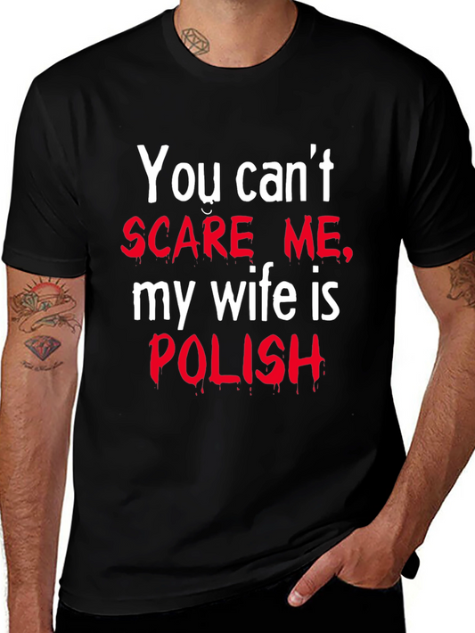 Funny Polish Wife Graphic T-Shirt