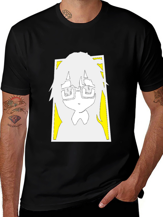 Anime Graphic Tee - Unisex Black T-Shirt