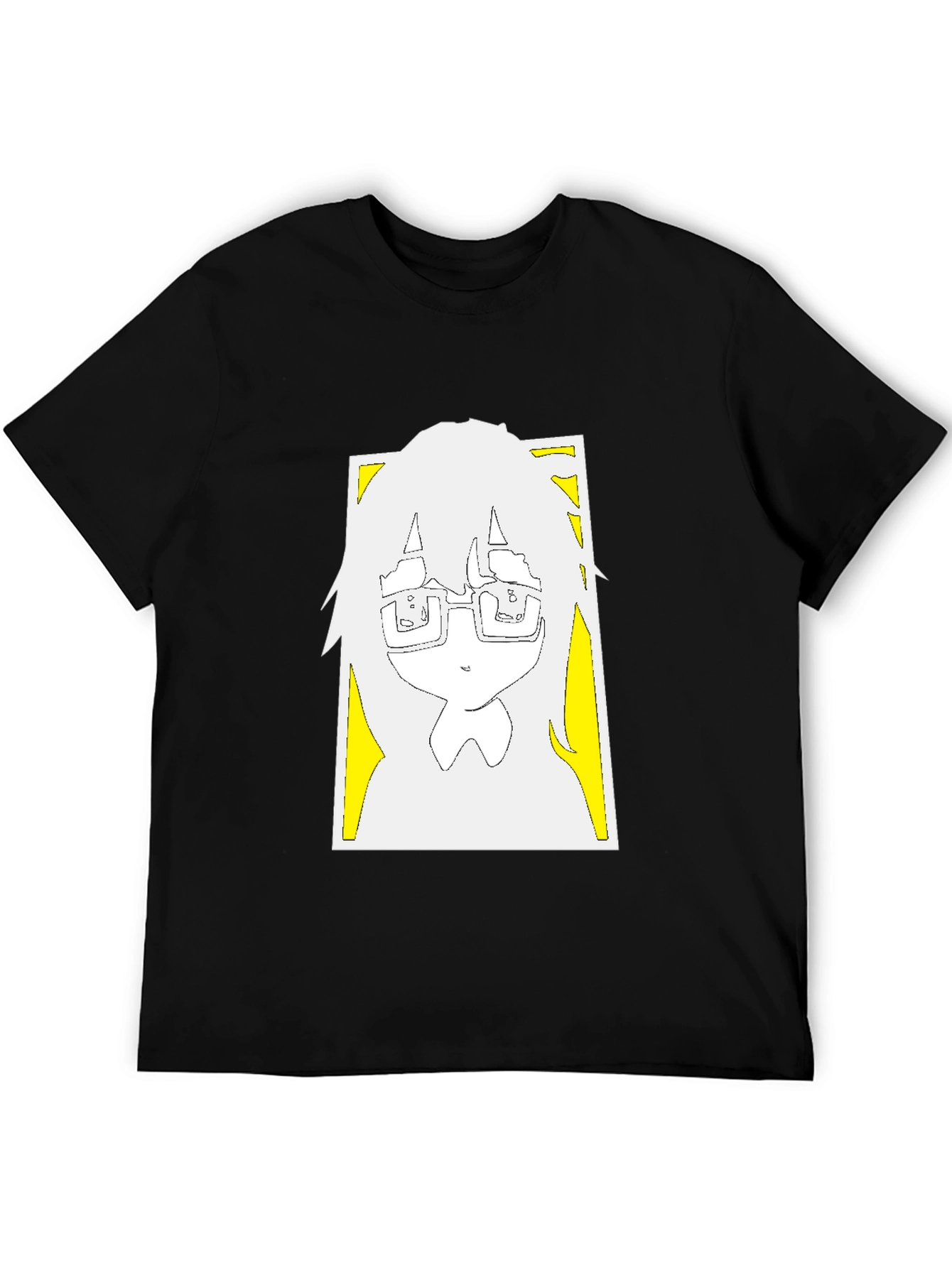 Anime Graphic Tee - Unisex Black T-Shirt