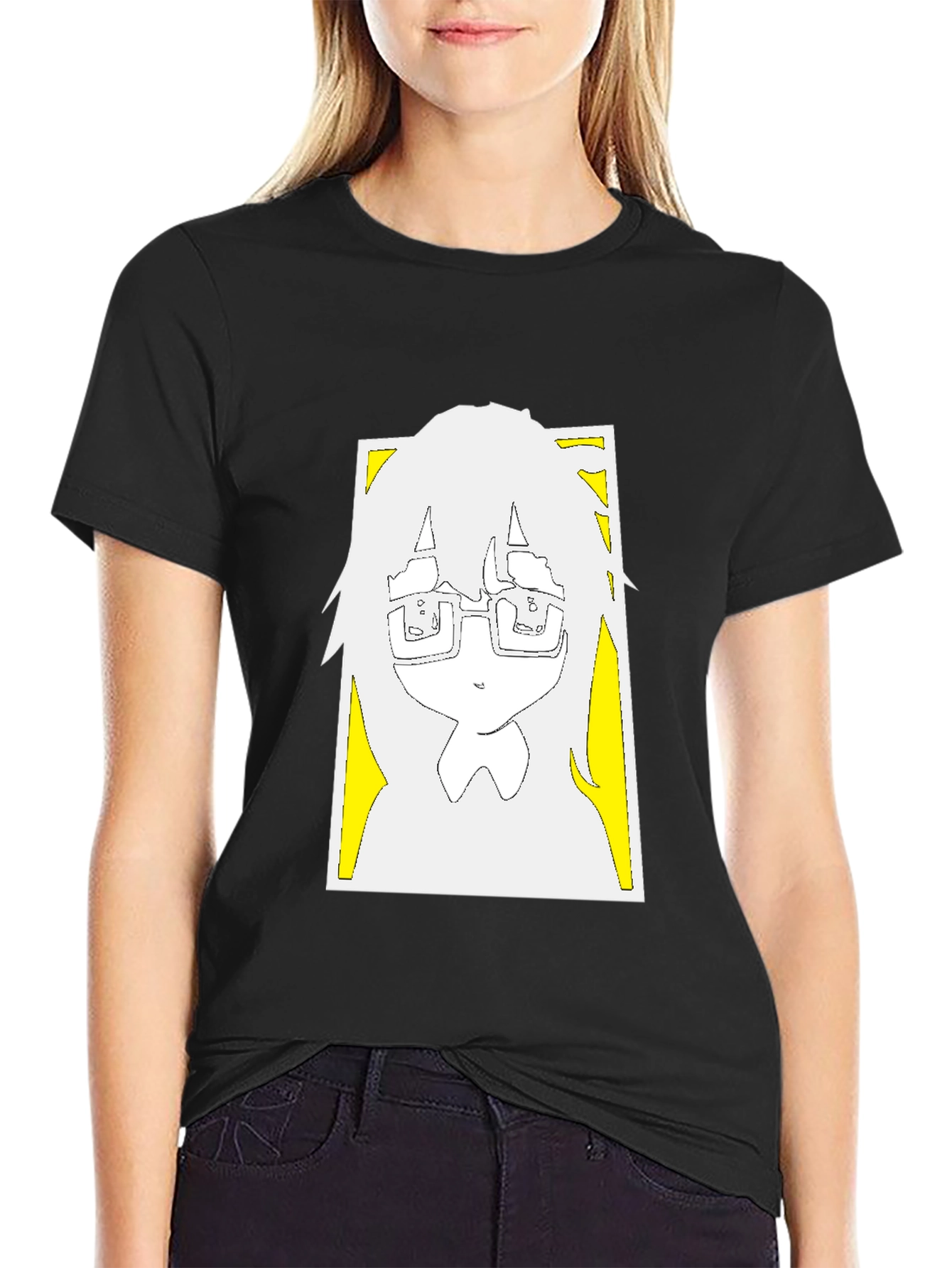 Anime Graphic Tee - Unisex Black T-Shirt