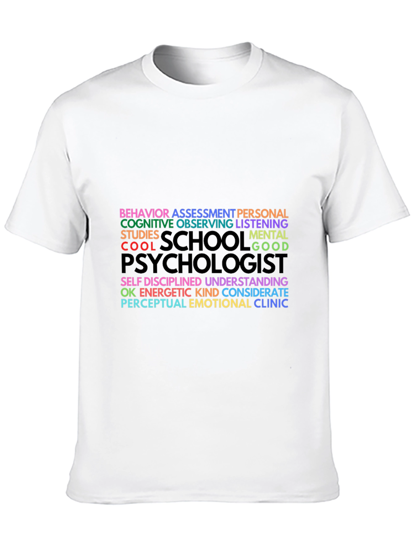 Psychologist Word Art Graphic T-Shirt