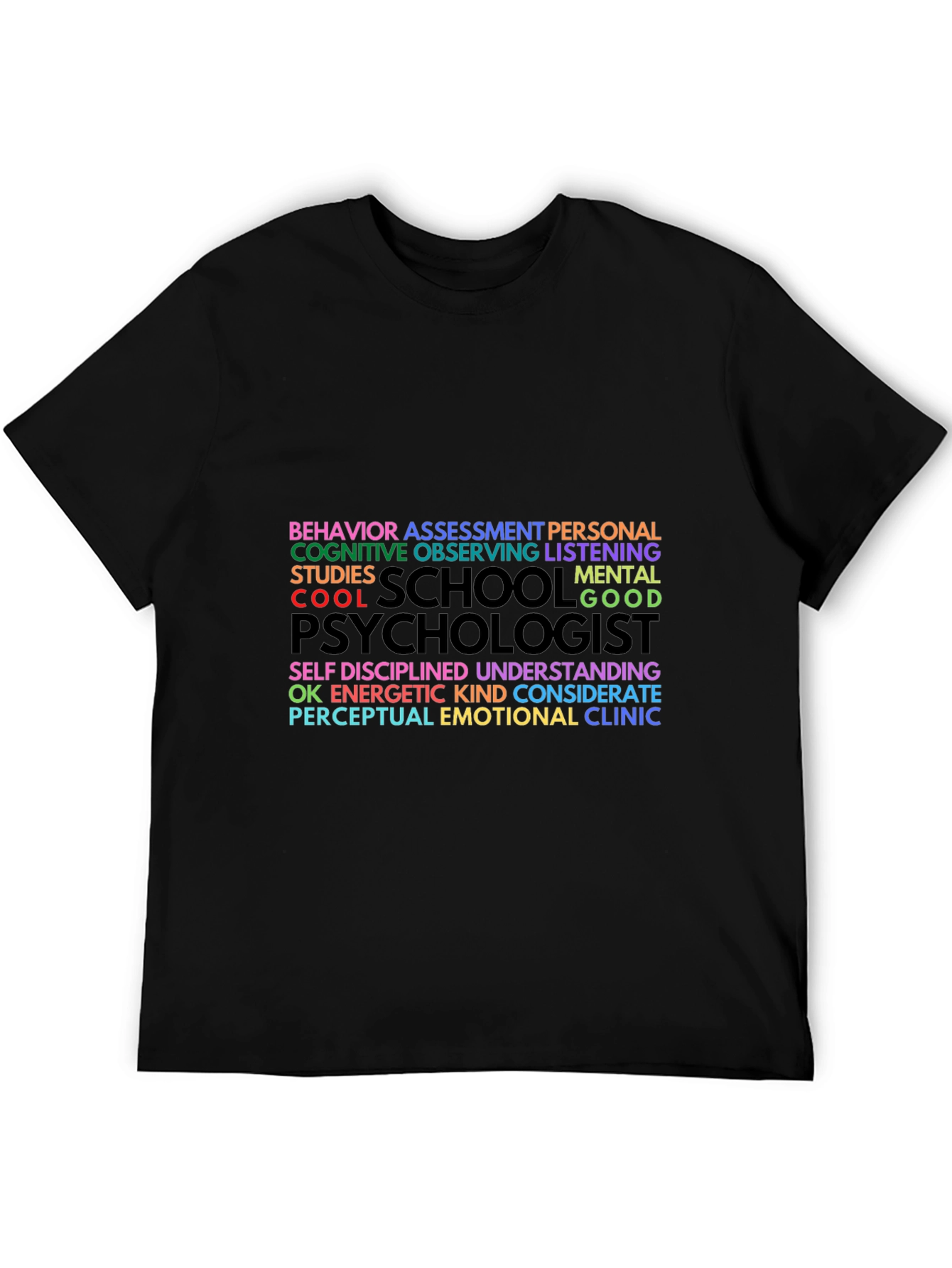 Psychologist Word Art Graphic T-Shirt