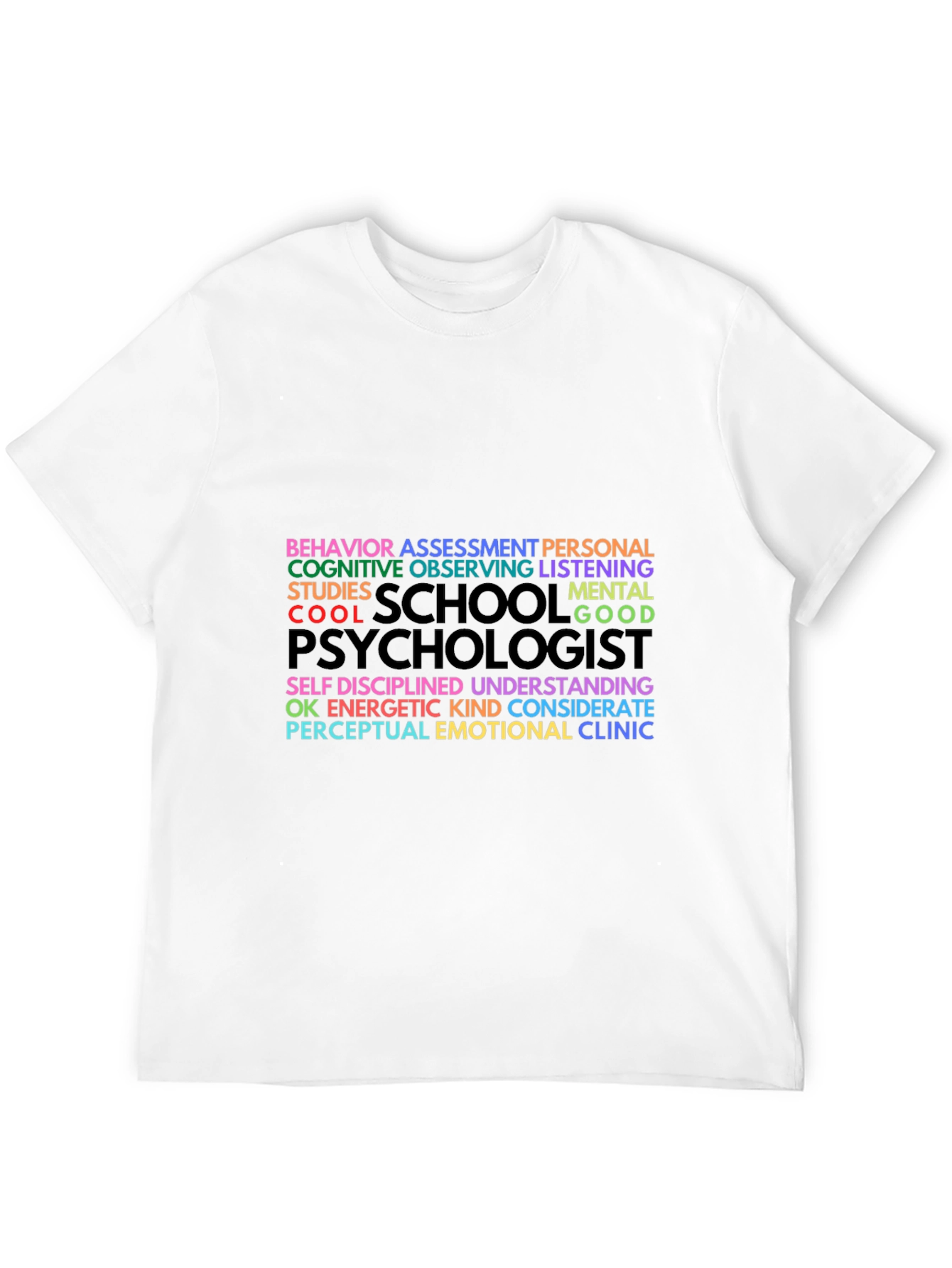 Psychologist Word Art Graphic T-Shirt
