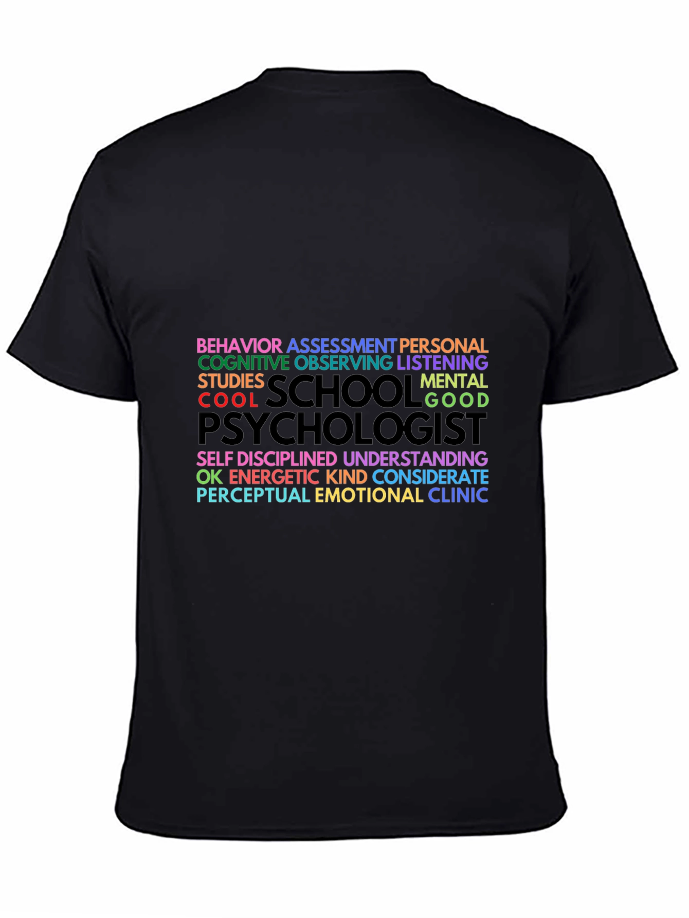 Psychologist Word Art Graphic T-Shirt