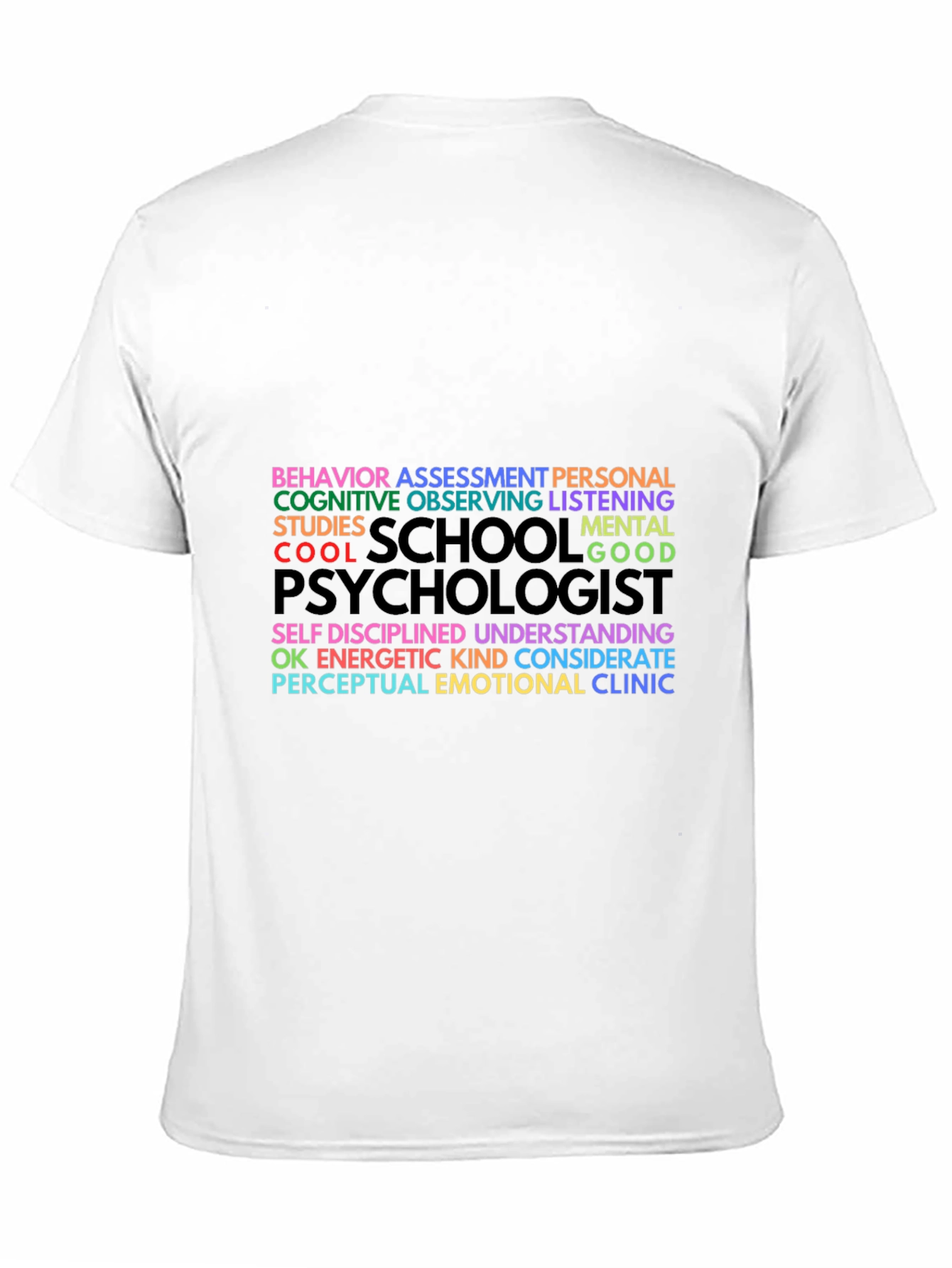 Psychologist Word Art Graphic T-Shirt