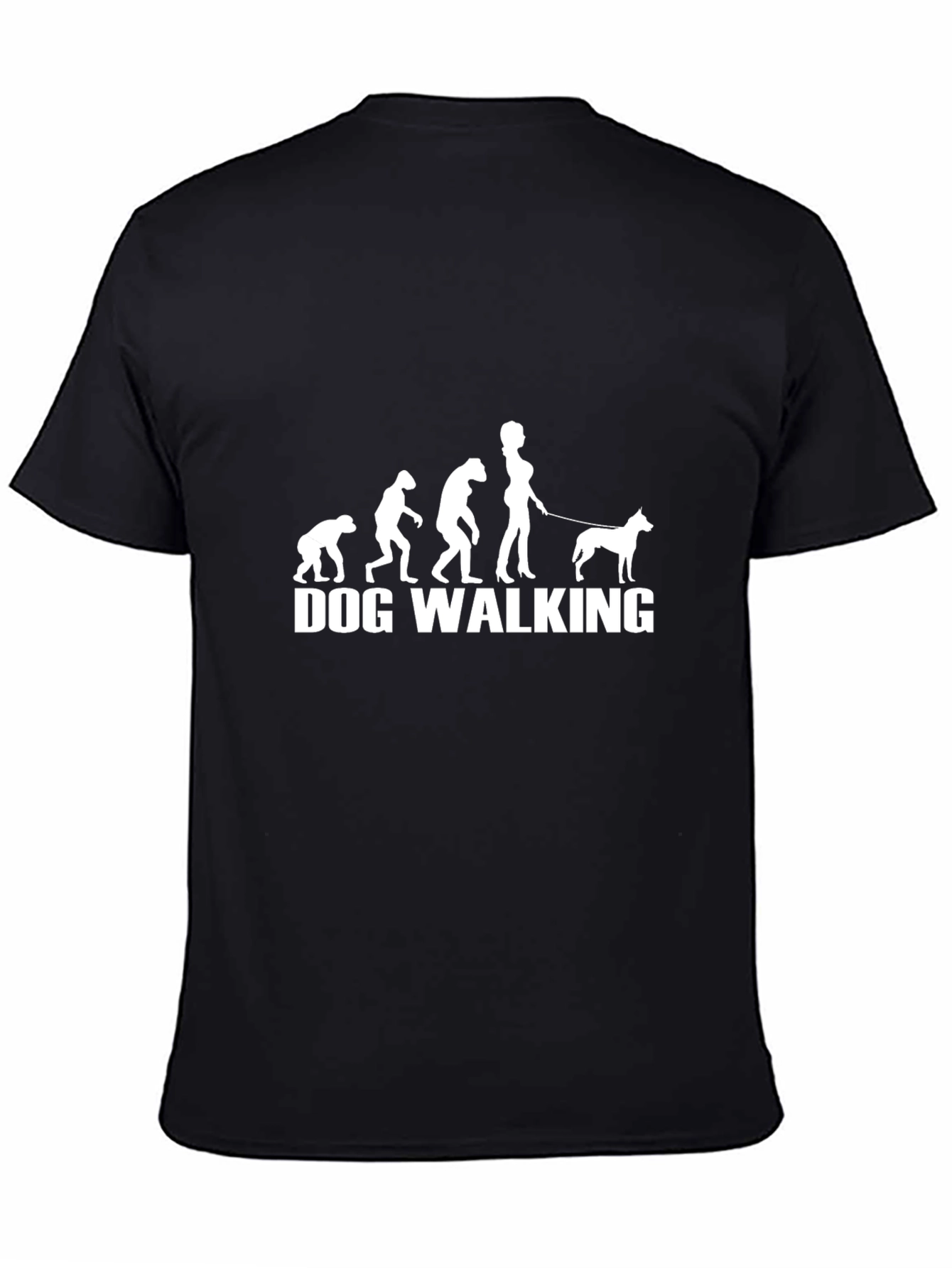 Dog Walking Evolution T-Shirt – Funny Dog Lover Tee