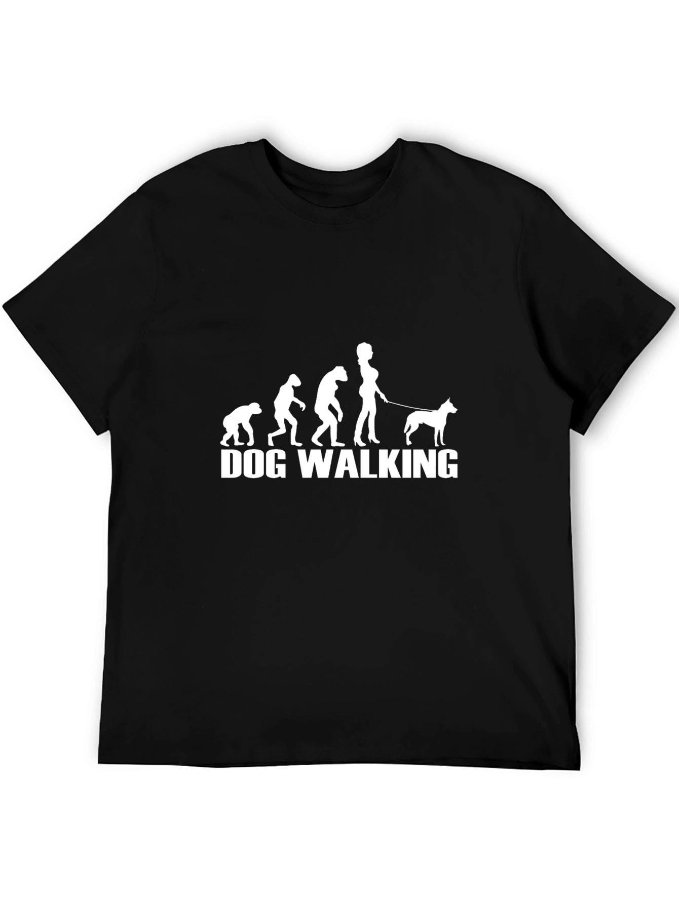 Dog Walking Evolution T-Shirt – Funny Dog Lover Tee