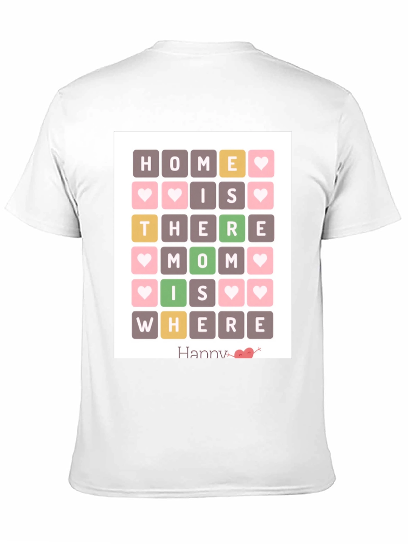 Home Is Where Mom Is Black T-Shirt