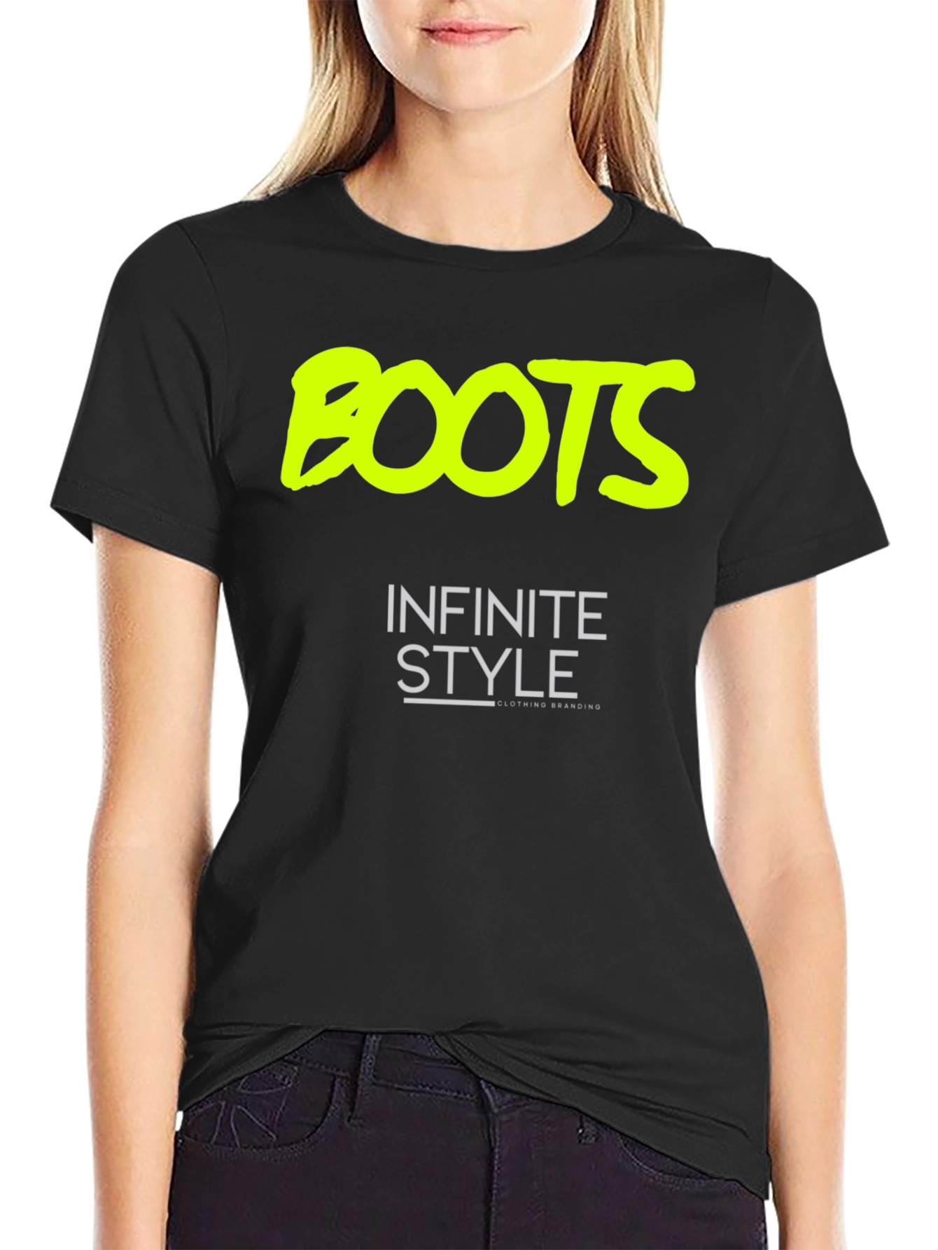 Boots Graphic Tee - Infinite Style Black T-Shirt