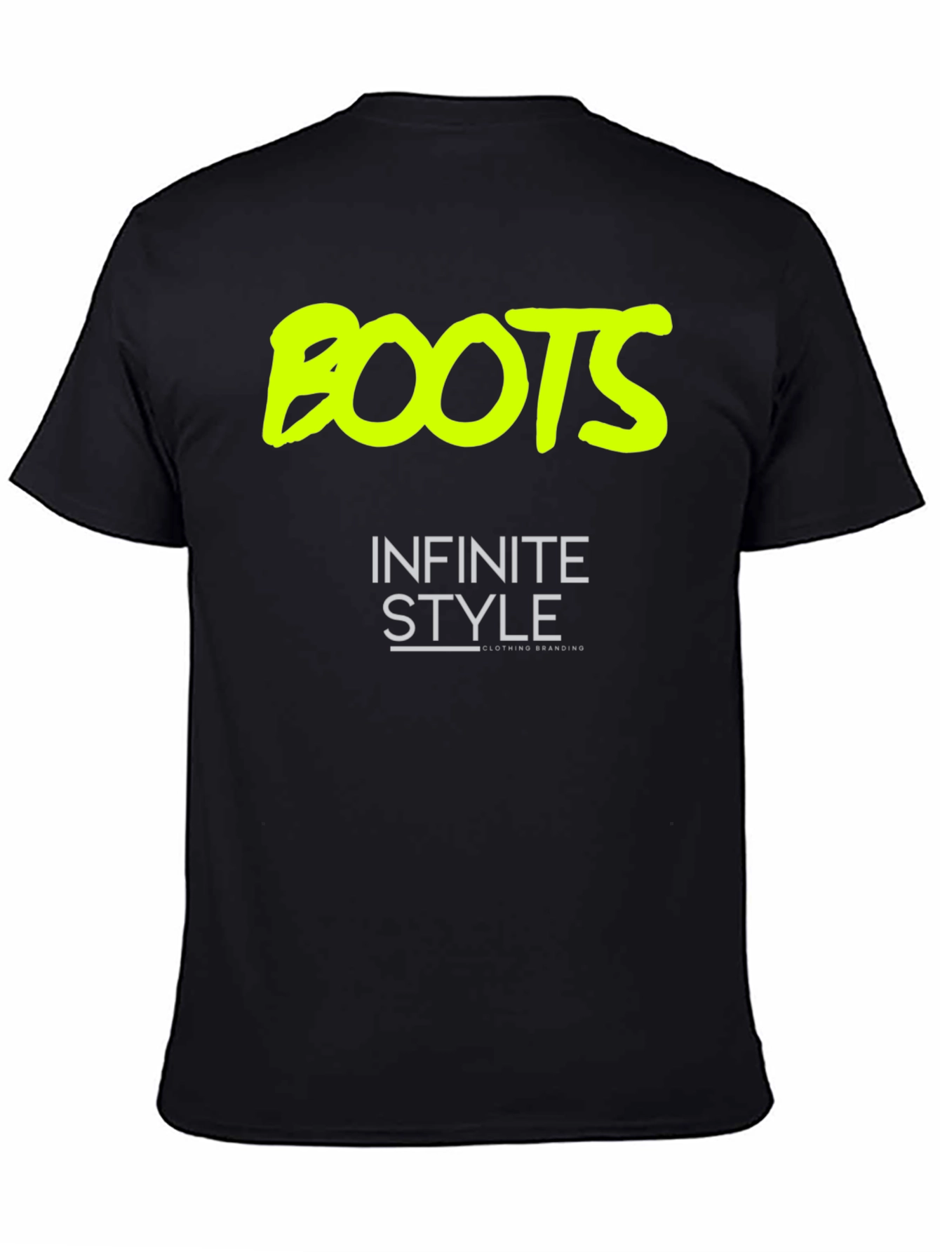 Boots Graphic Tee - Infinite Style Black T-Shirt