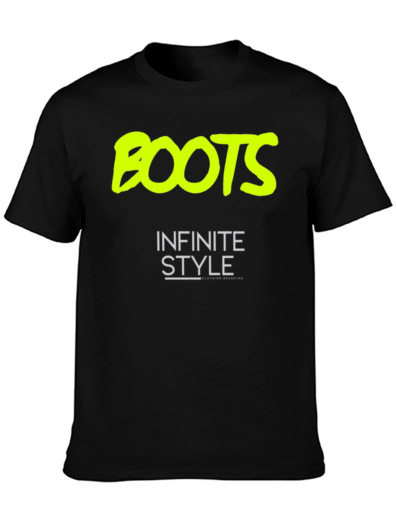 Boots Graphic Tee - Infinite Style Black T-Shirt