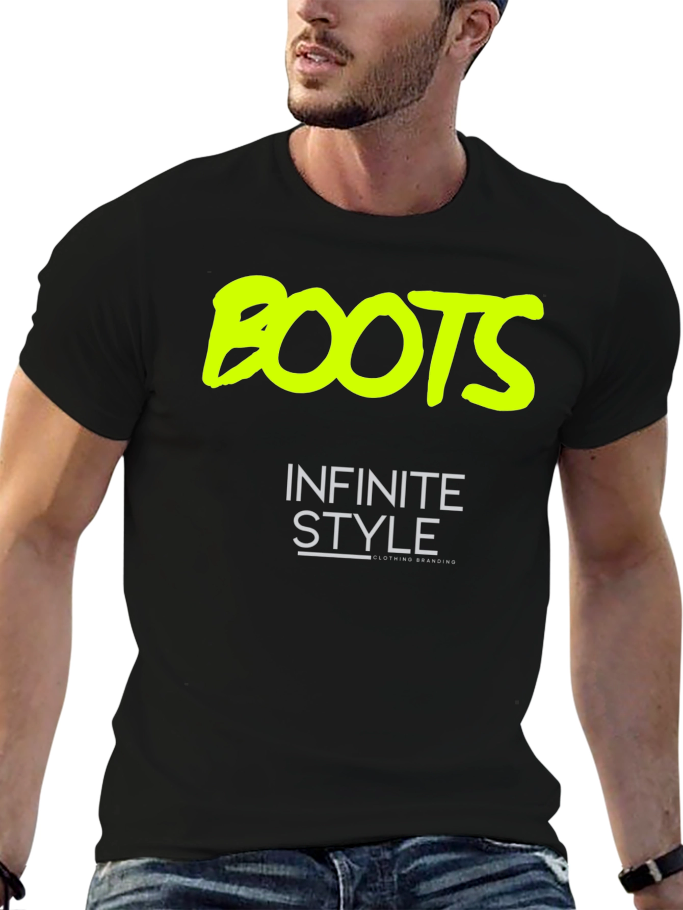 Boots Graphic Tee - Infinite Style Black T-Shirt