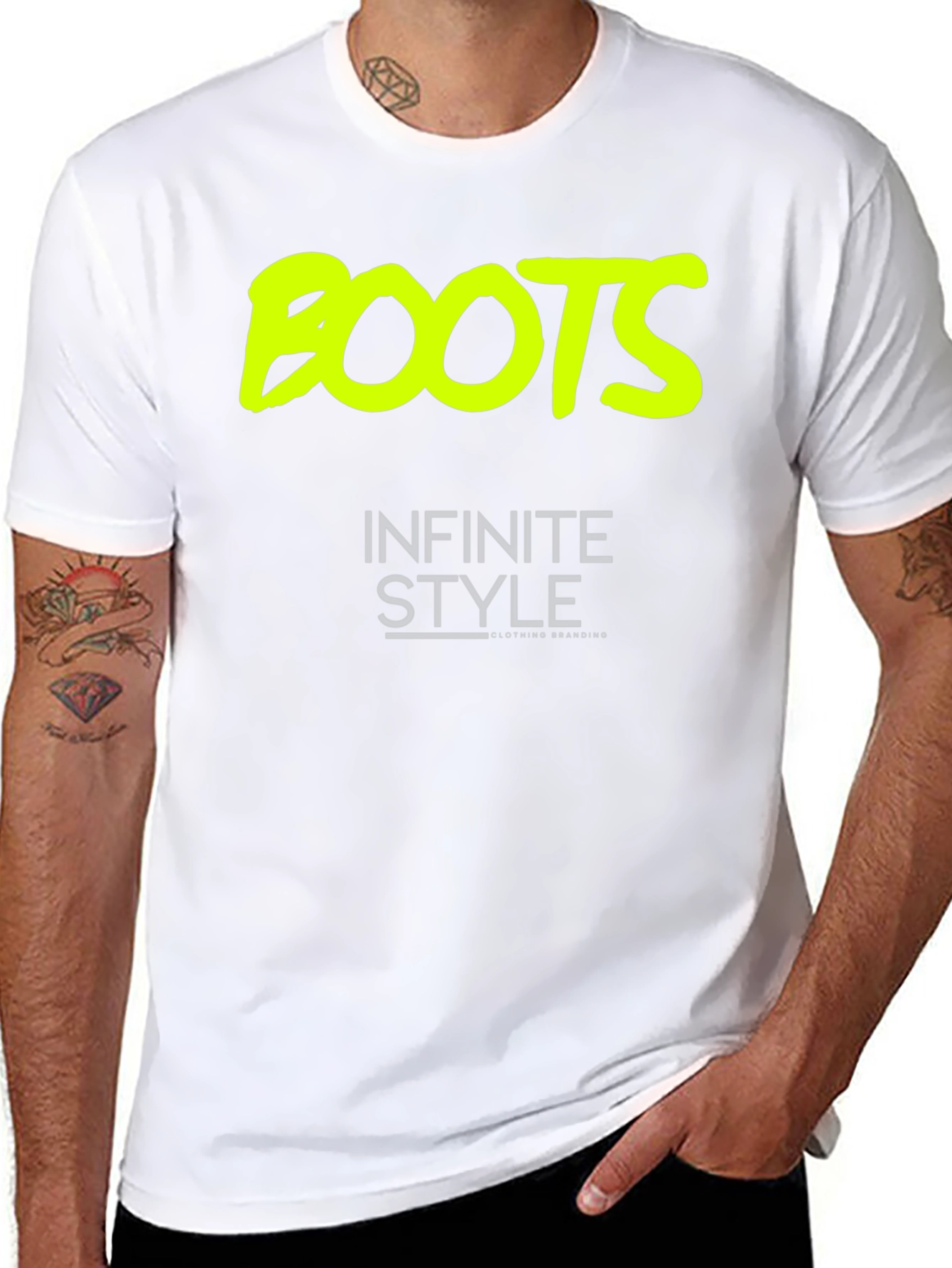 Boots Graphic Tee - Infinite Style Black T-Shirt