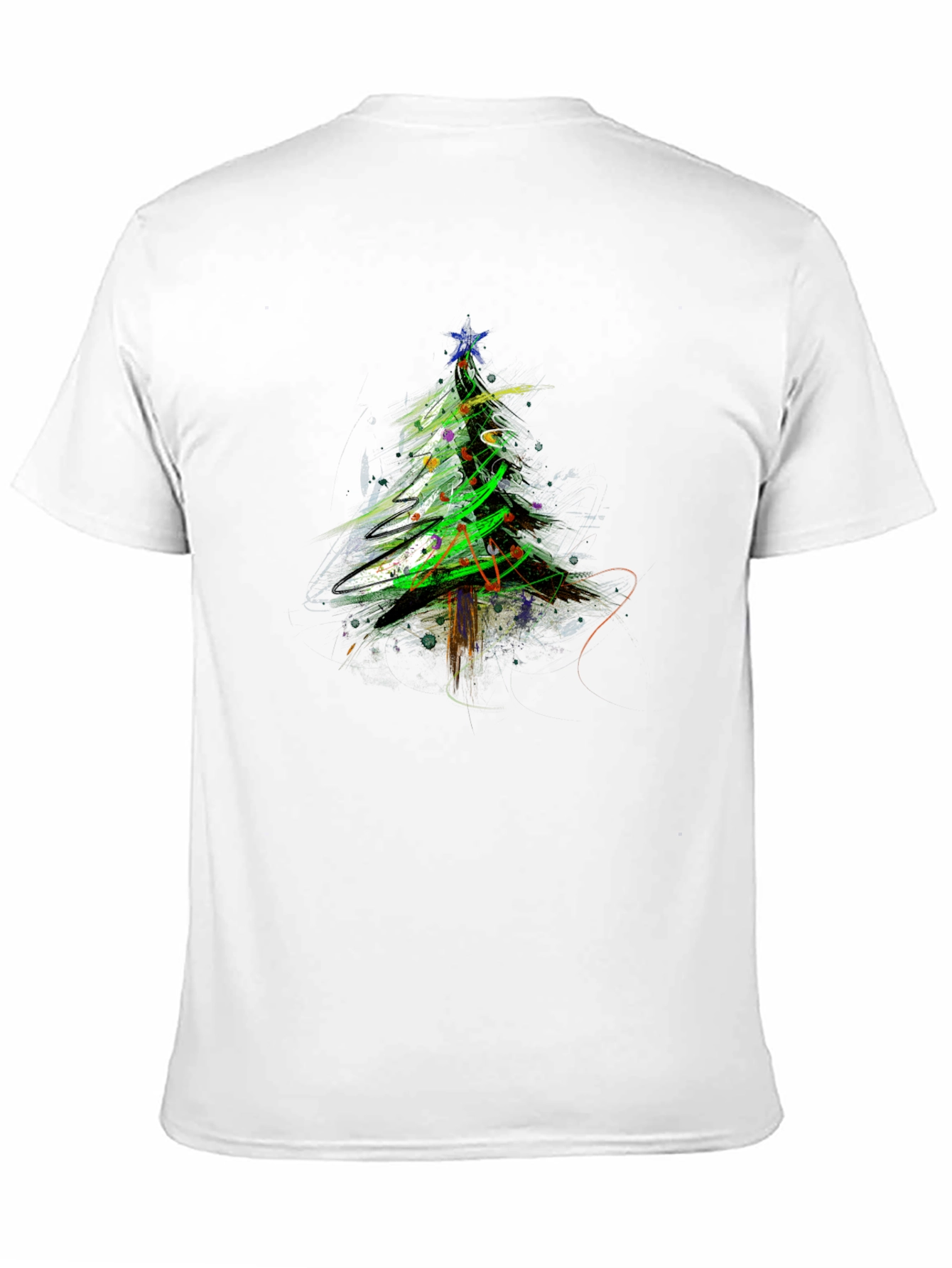 Christmas Tree Graphic Tee - Holiday Style