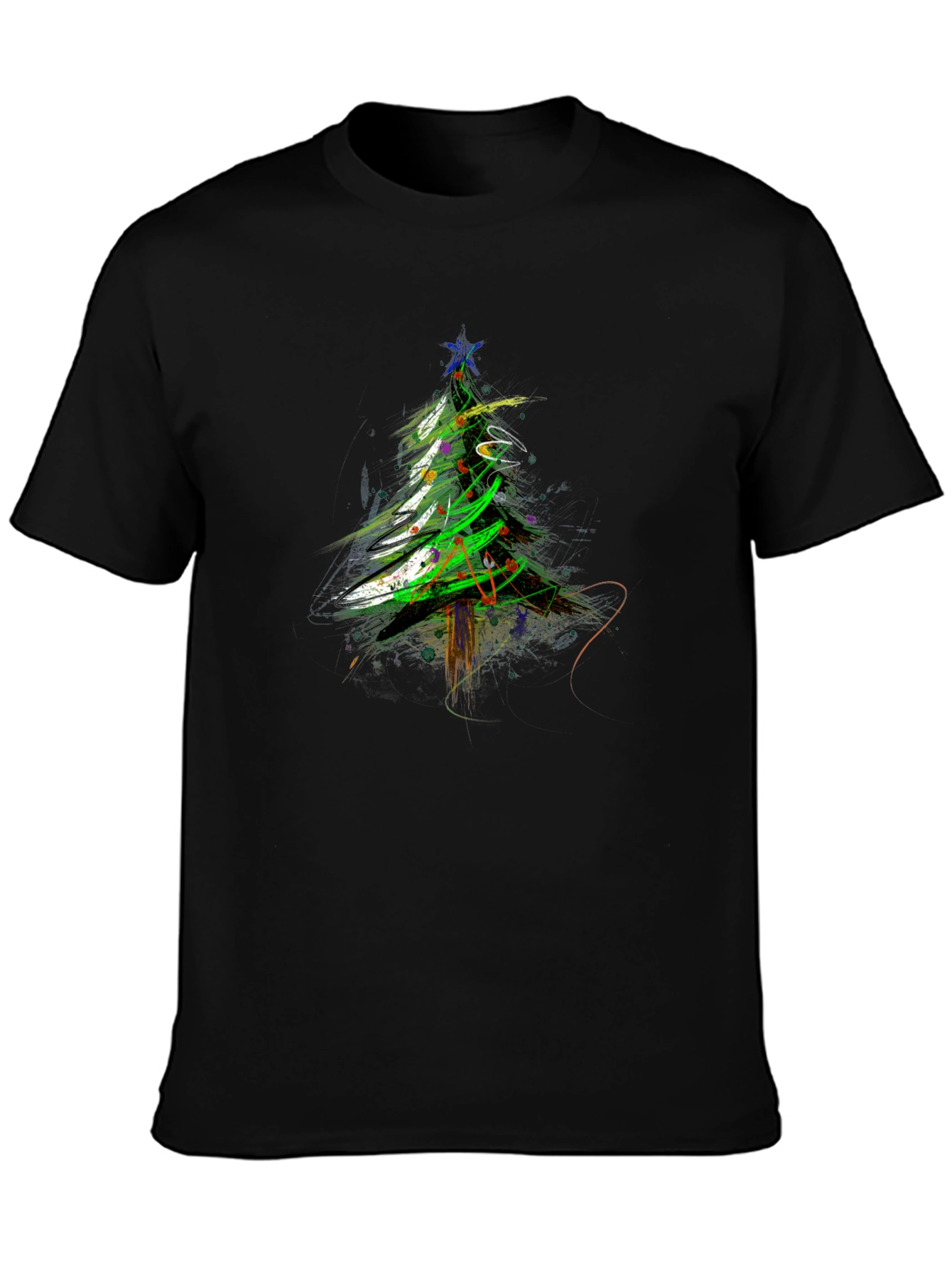 Christmas Tree Graphic Tee - Holiday Style
