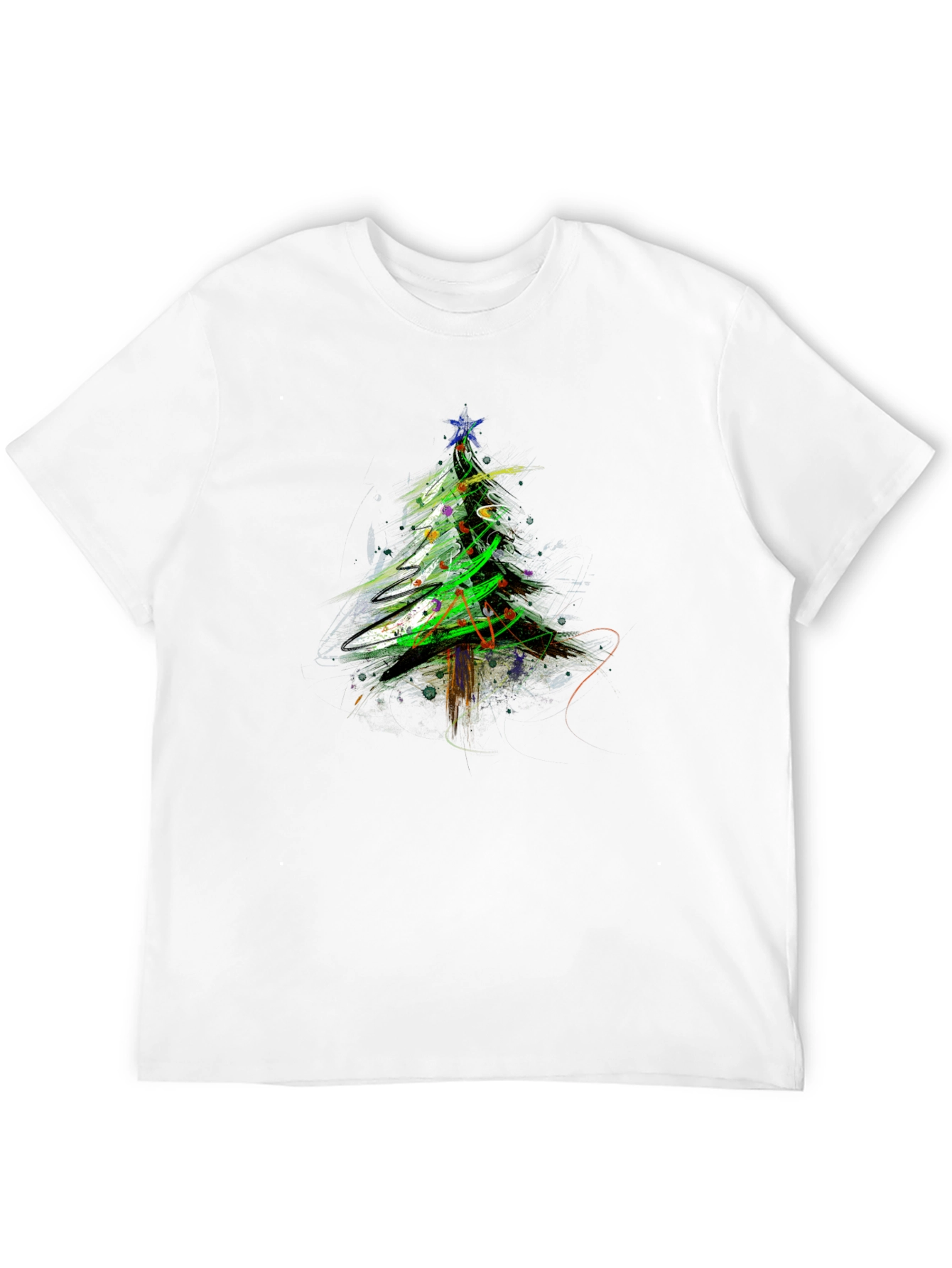 Christmas Tree Graphic Tee - Holiday Style