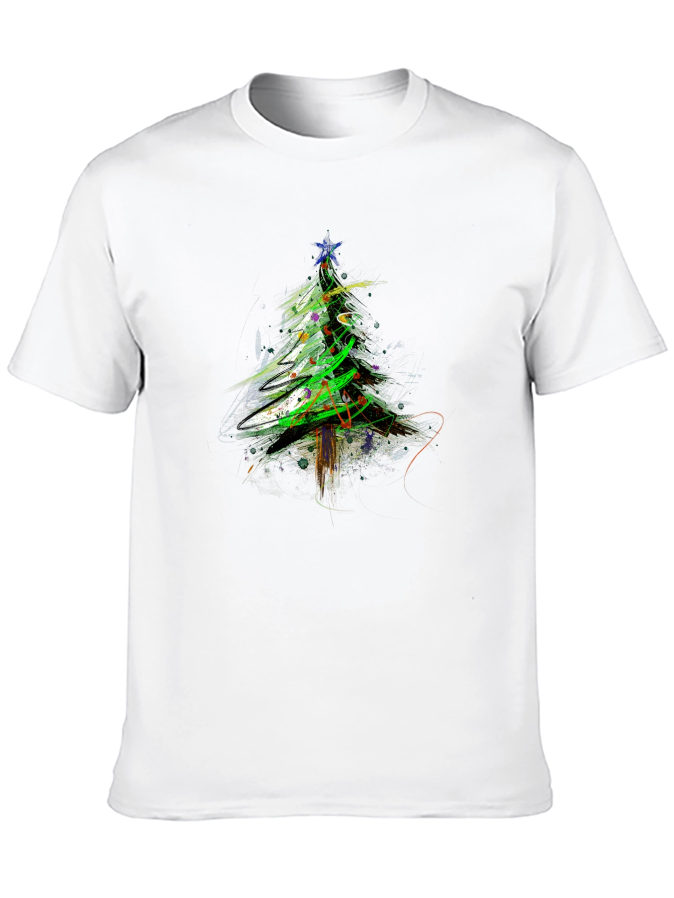 Christmas Tree Graphic Tee - Holiday Style