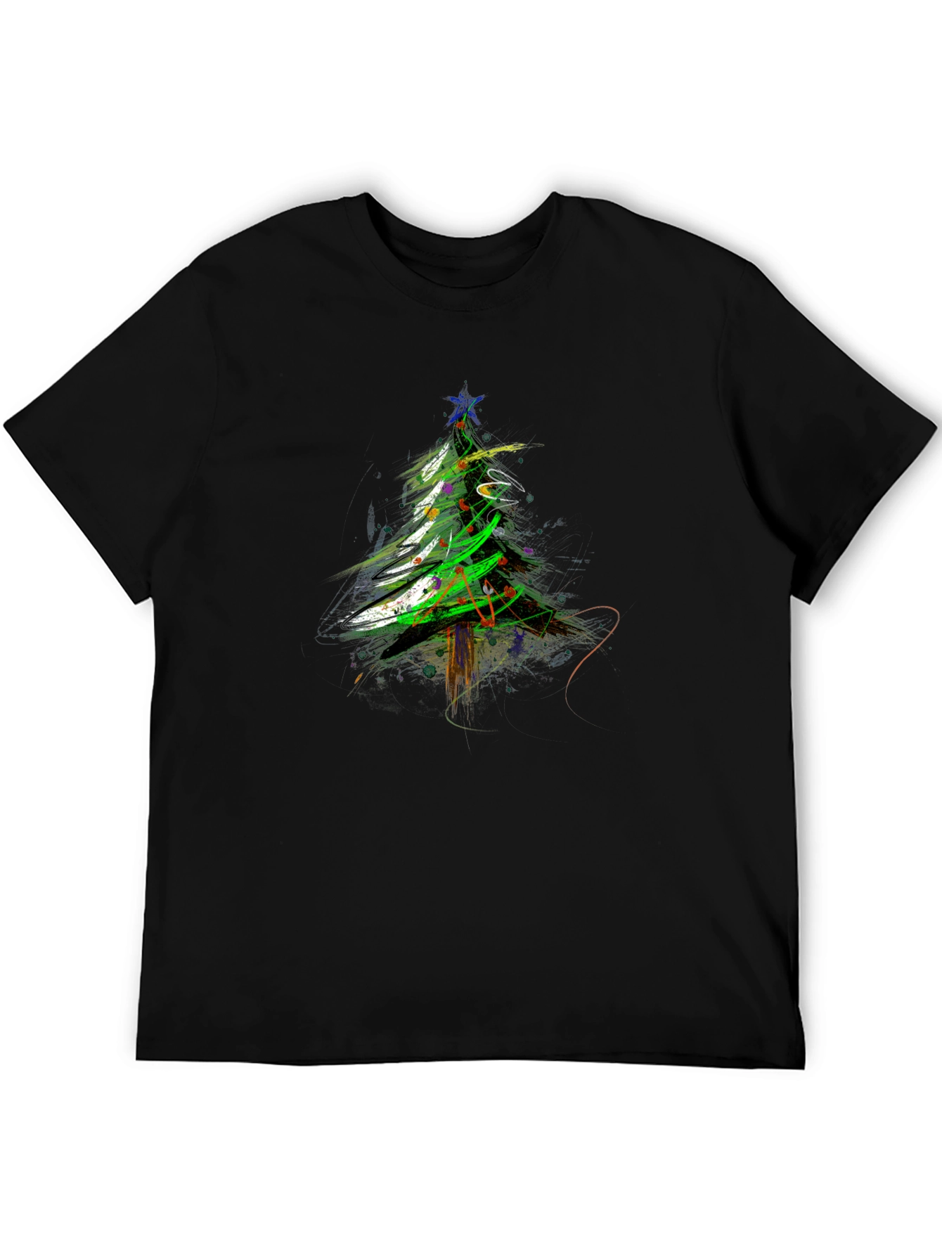 Christmas Tree Graphic Tee - Holiday Style