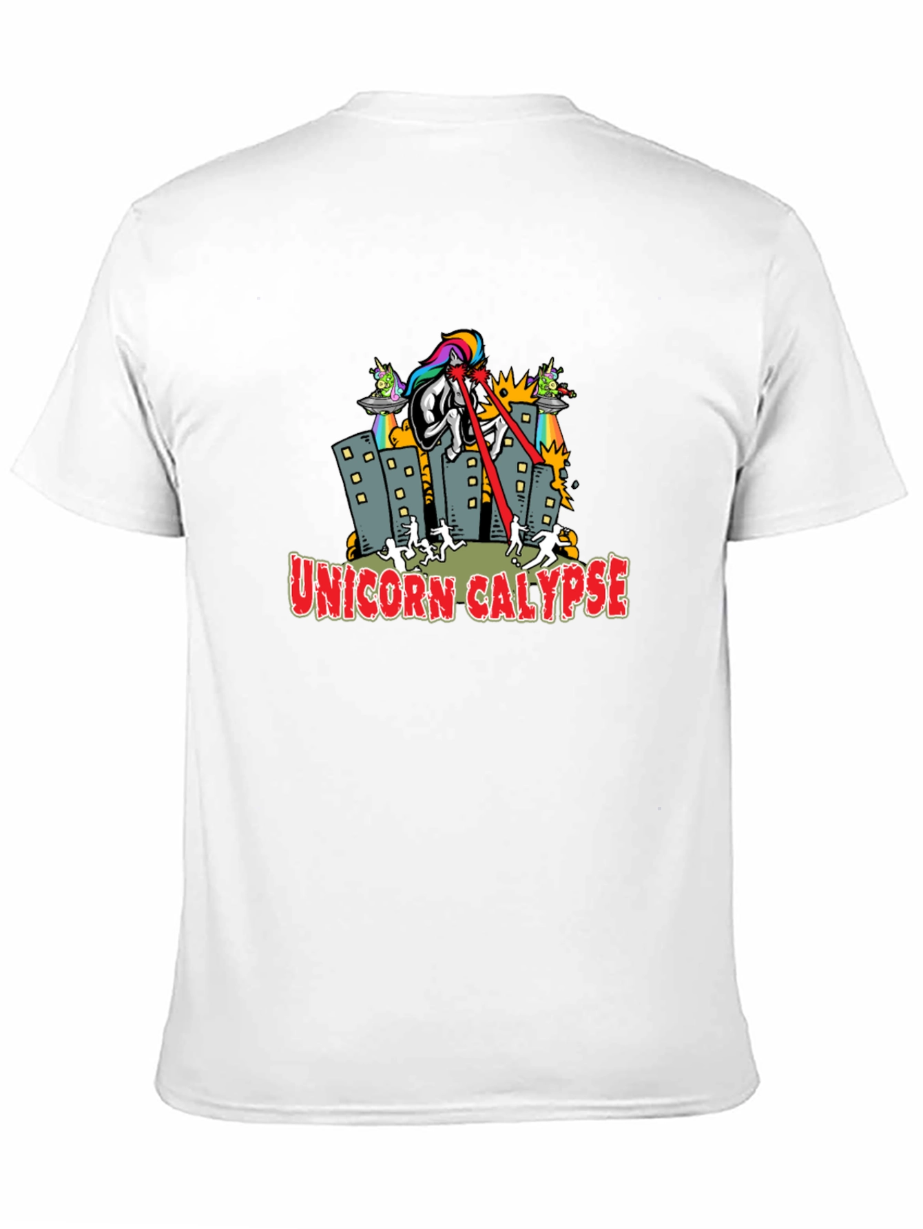 Unicorn Calypse Black Graphic Tee