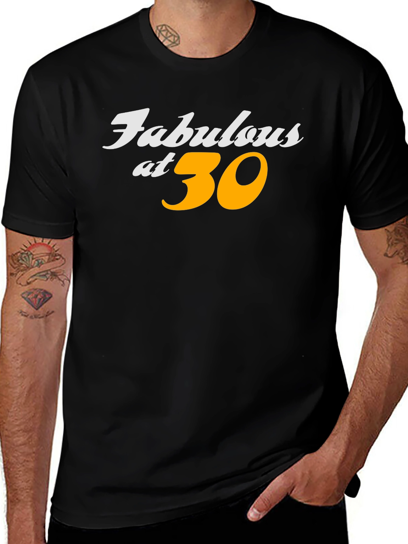 Fabulous at 30 Black T-Shirt