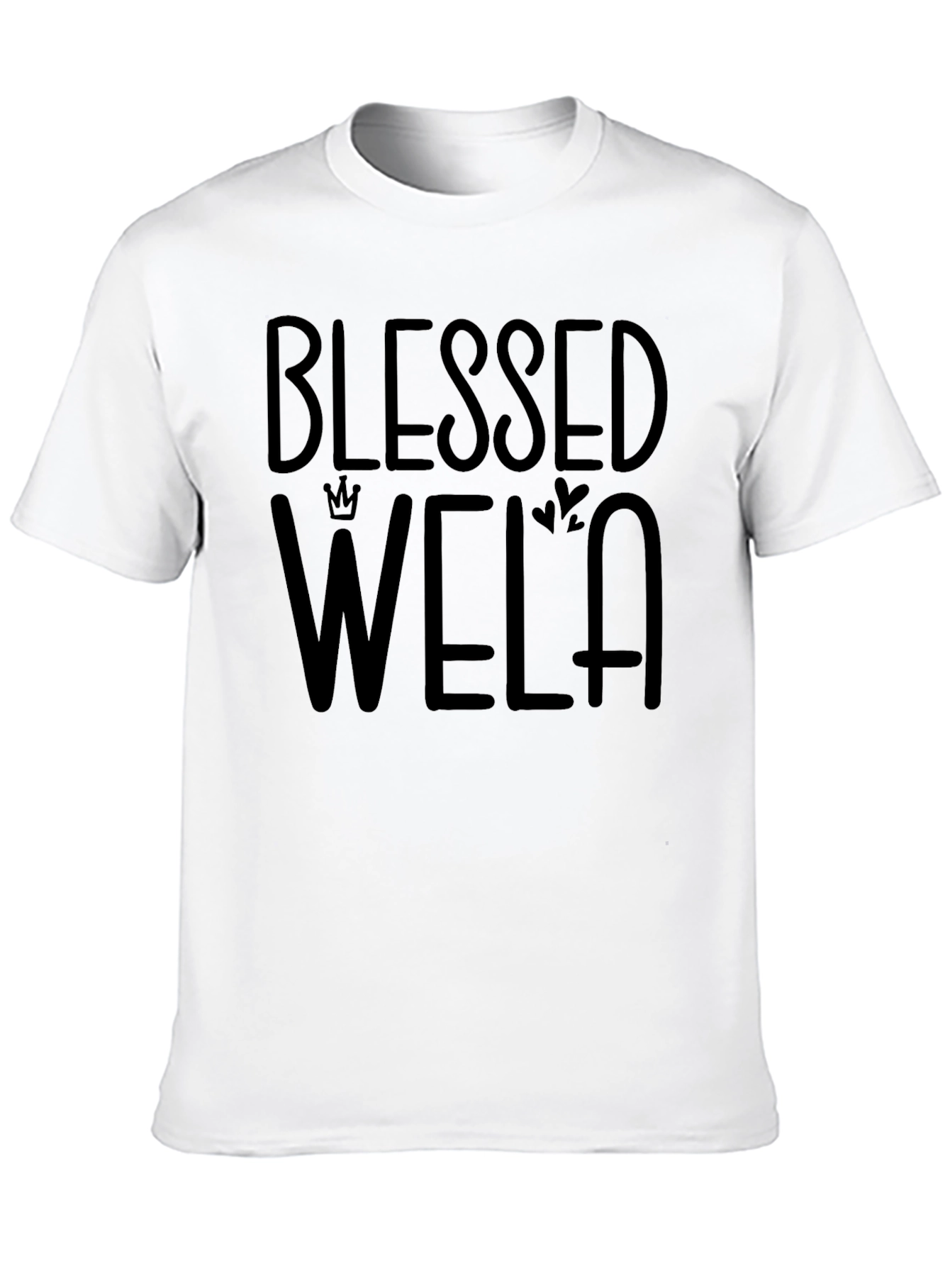 Blessed Wela Graphic Tee - Unisex Black T-Shirt