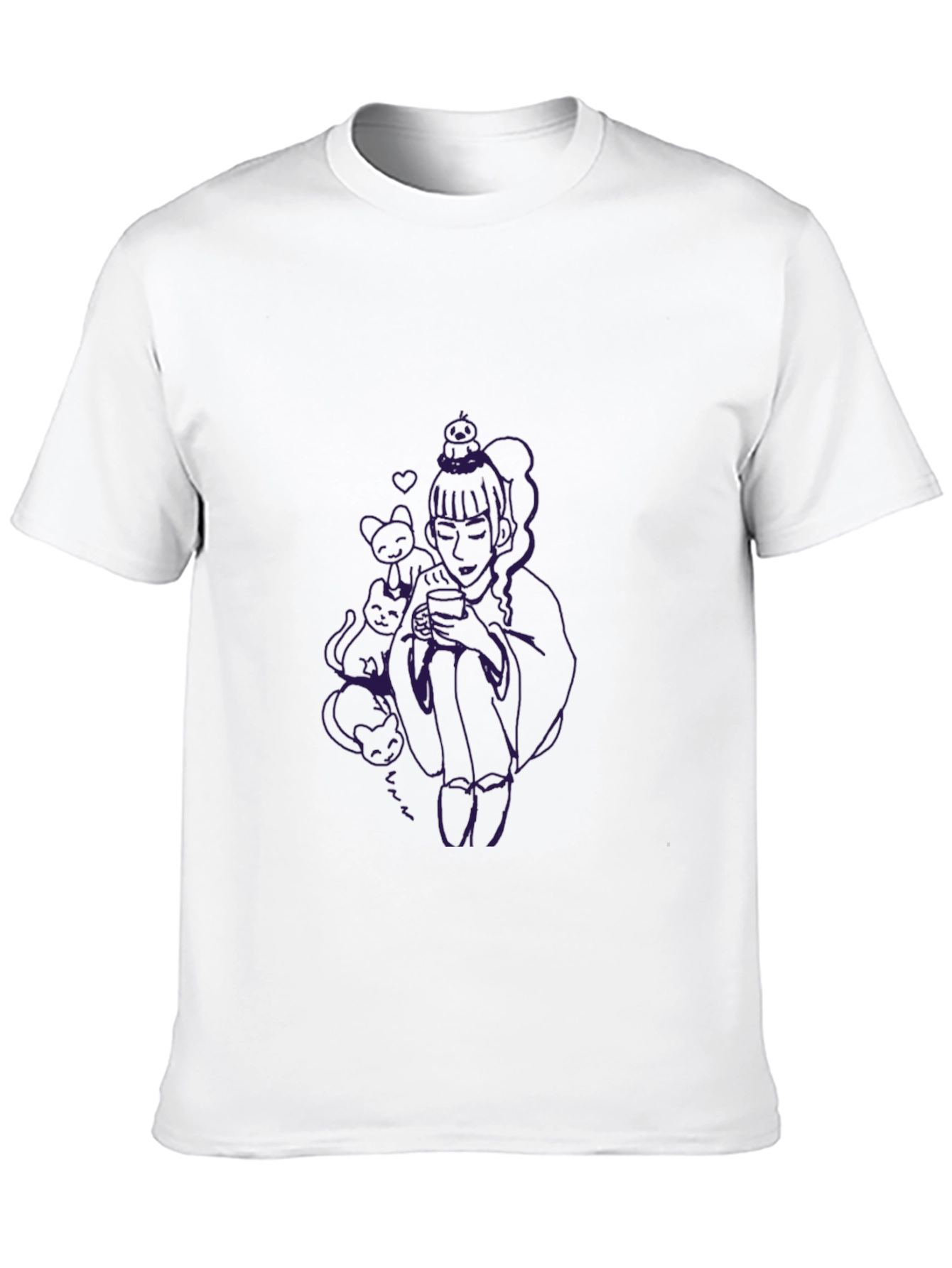 Unique Graphic Black T-Shirt