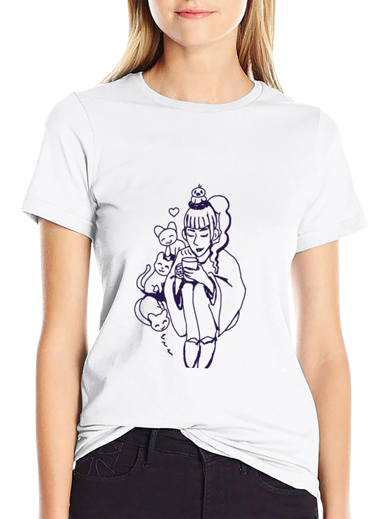 Unique Graphic Black T-Shirt