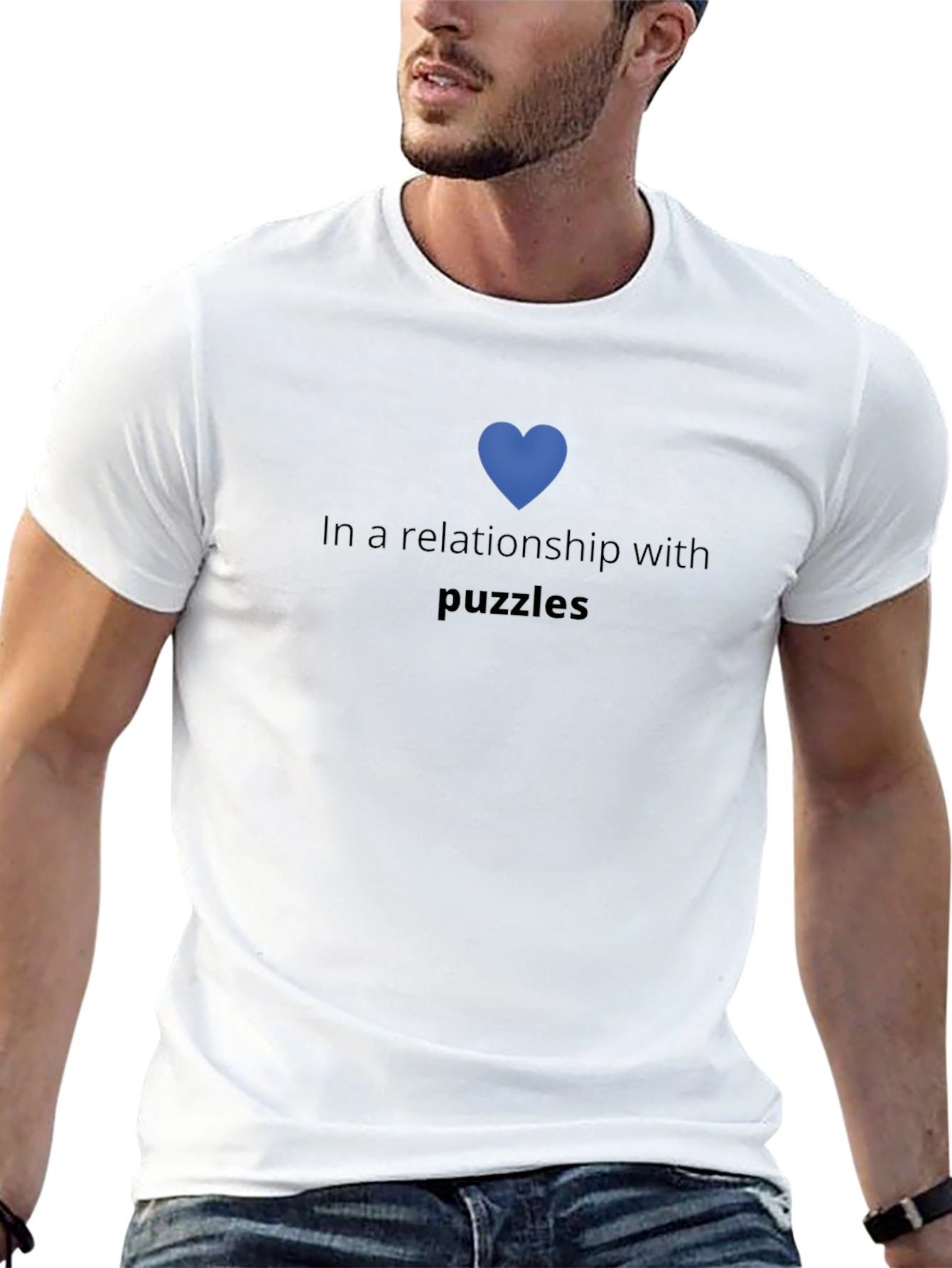 Puzzle Lover Tee - In a Relationship with Puzzles