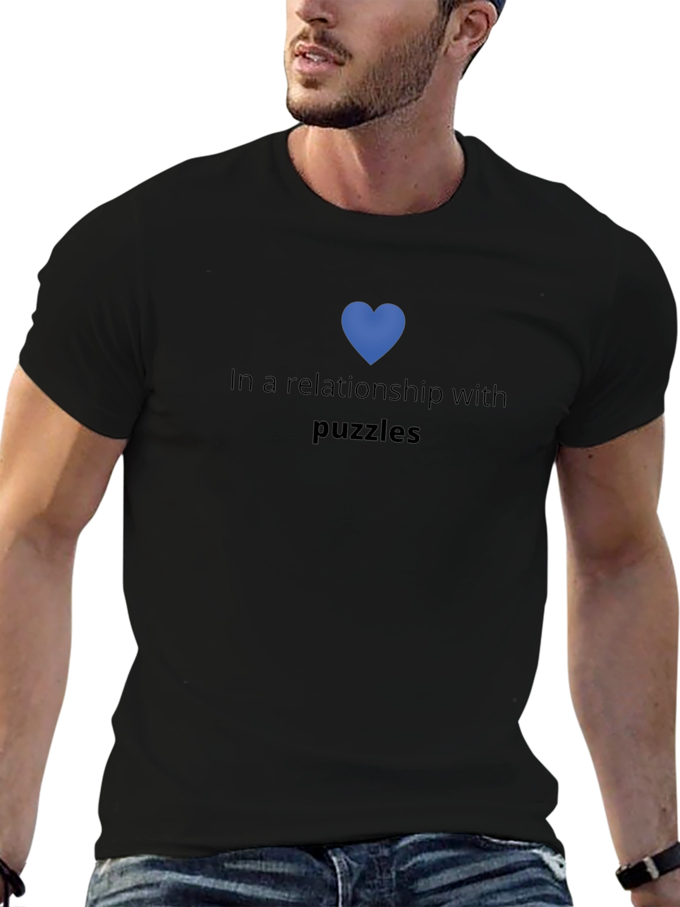 Puzzle Lover Tee - In a Relationship with Puzzles