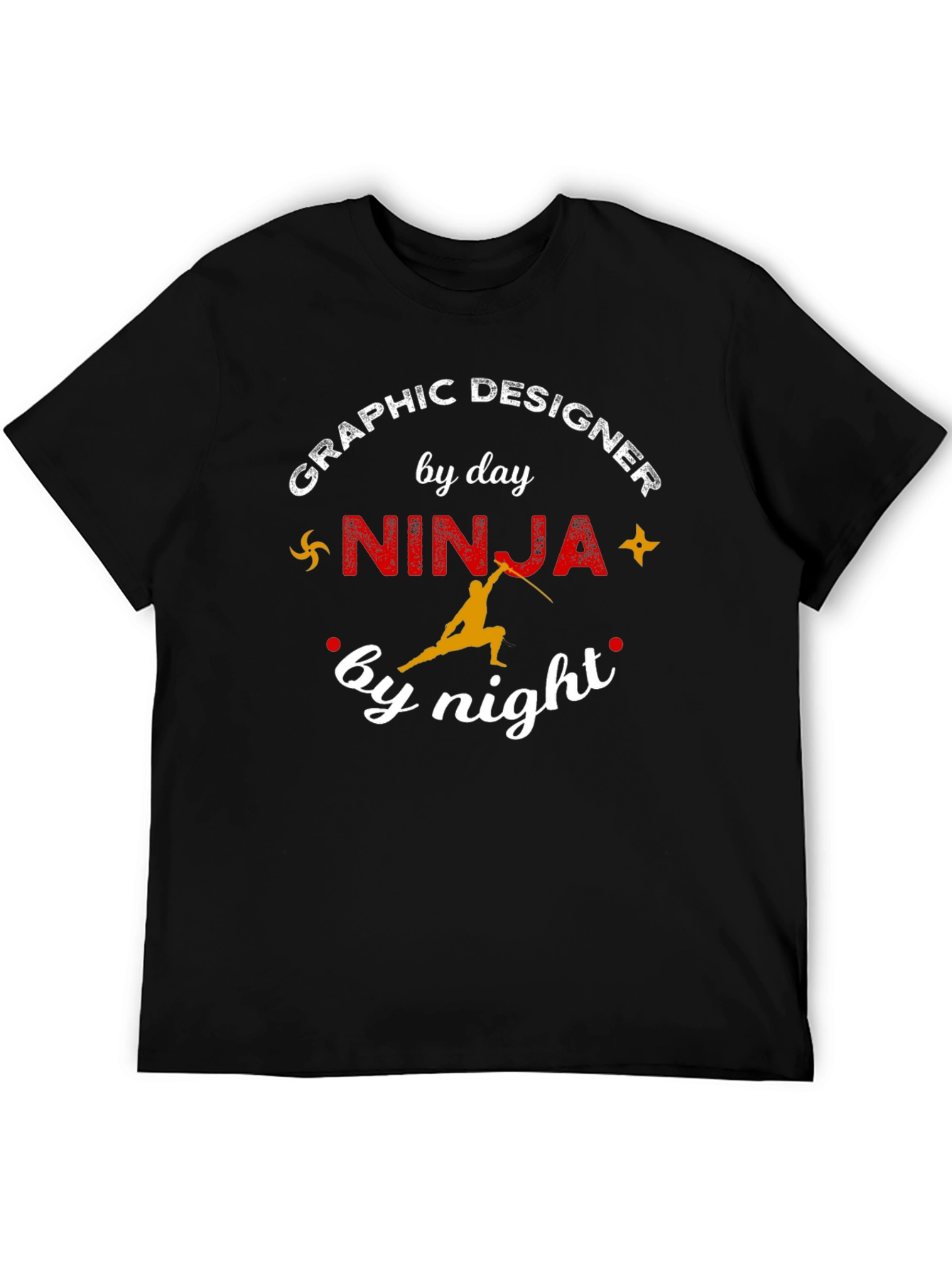 Graphic Designer Ninja T-Shirt - Unique Funny Gift